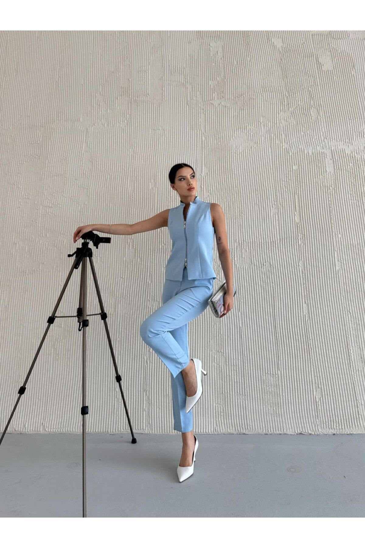 Castivo Fashion Fit Fermuar Detaylı Takım