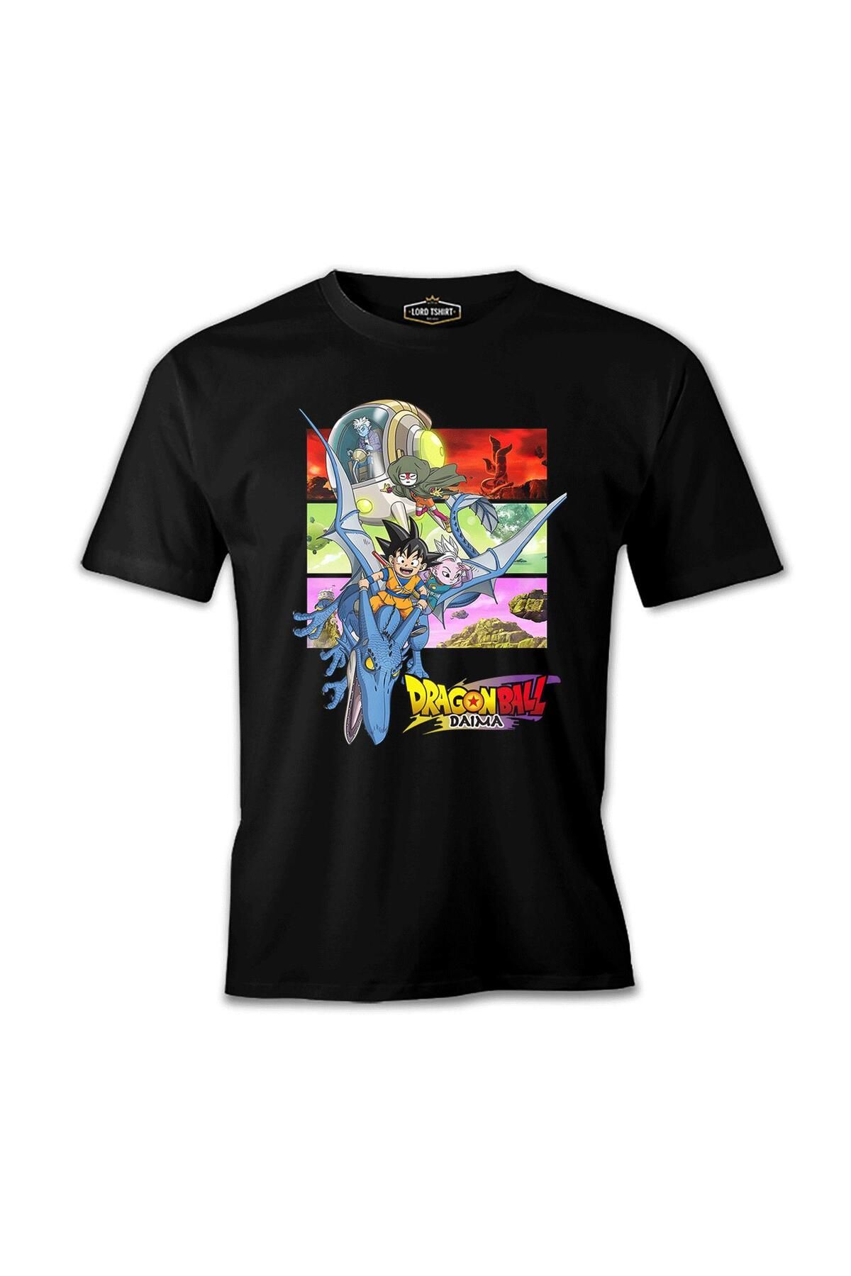Lord T-Shirt Dragon Ball Daima Ejderha Shen Long Siyah Erkek Tshirt