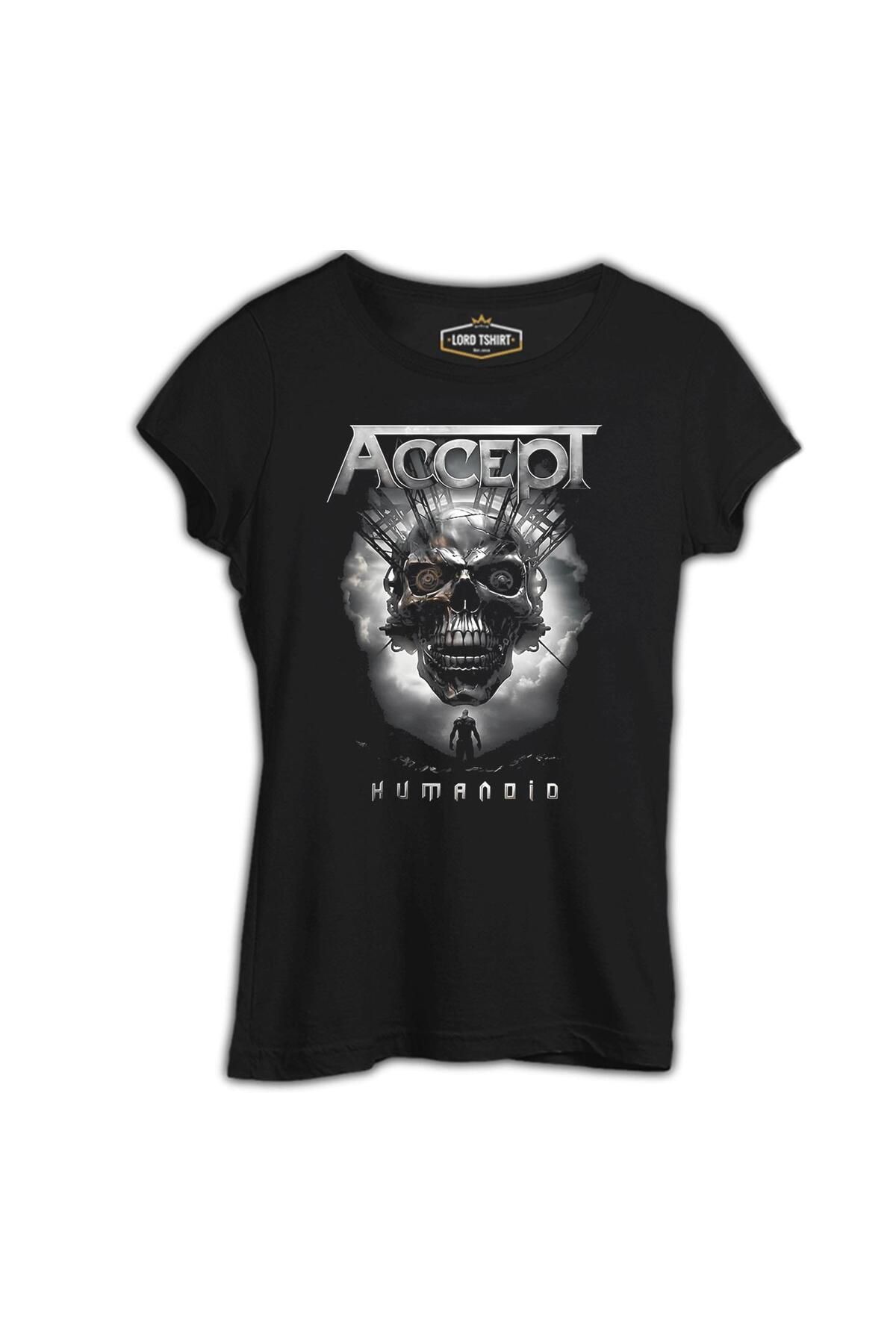 Lord T-Shirt Accept - Humanoid Kurukafa Siyah Tshirt