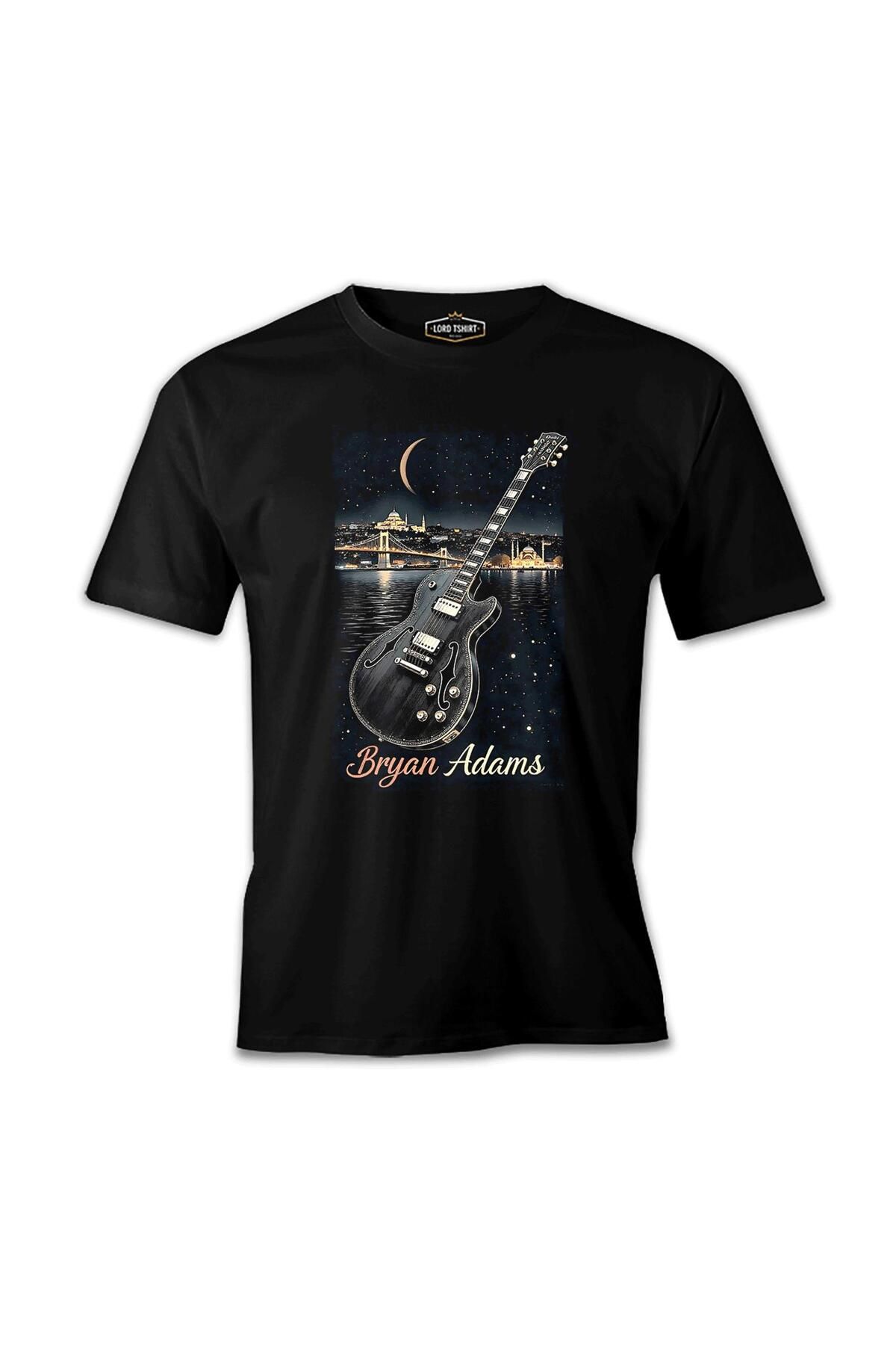 Lord T-Shirt Bryan Adams - Gitar İstanbul Siyah Erkek Tshirt