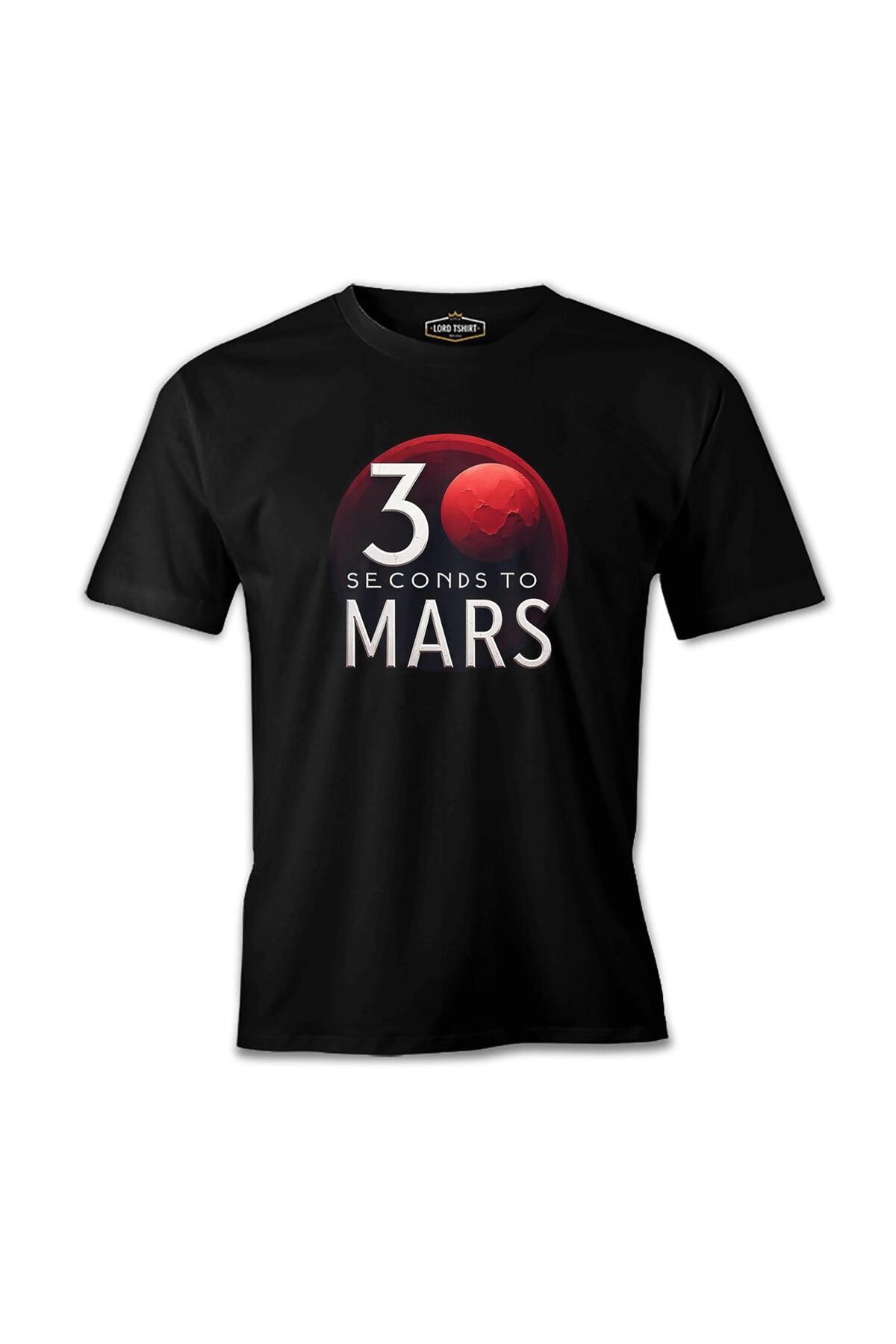 Lord T-Shirt 30 Seconds to Mars - Mars Siyah Erkek Tshirt