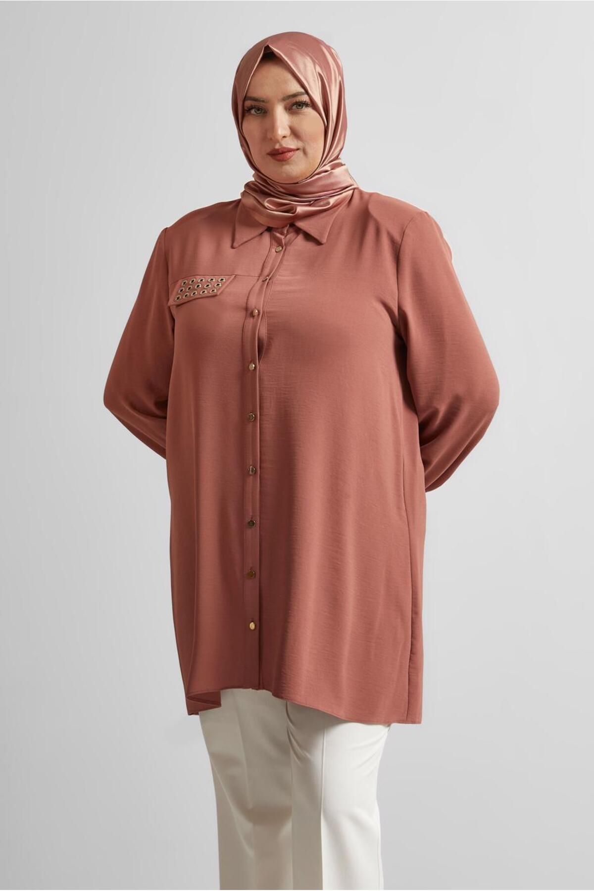 Alvina GÖMLEK YAKA TUNİK 20711