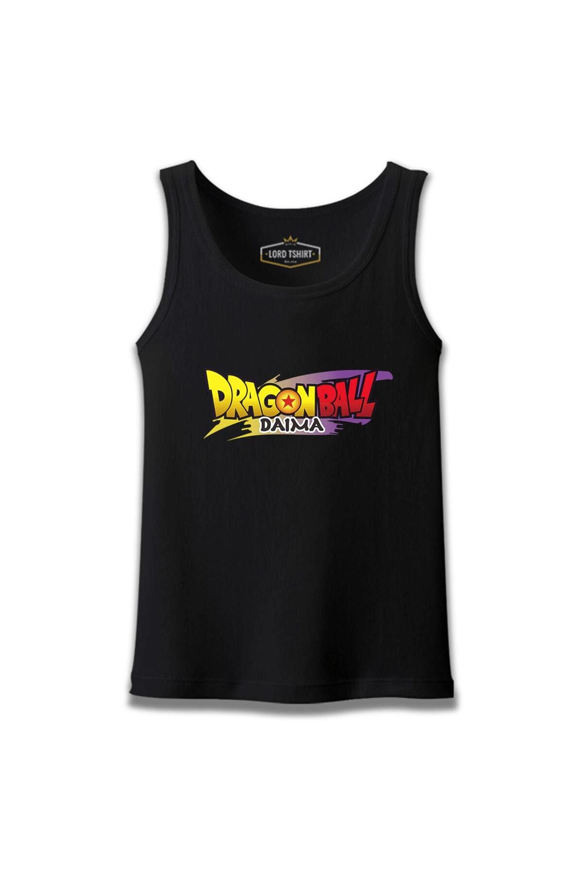 Lord T-Shirt Dragon Ball Daima Logo Siyah Erkek Atlet