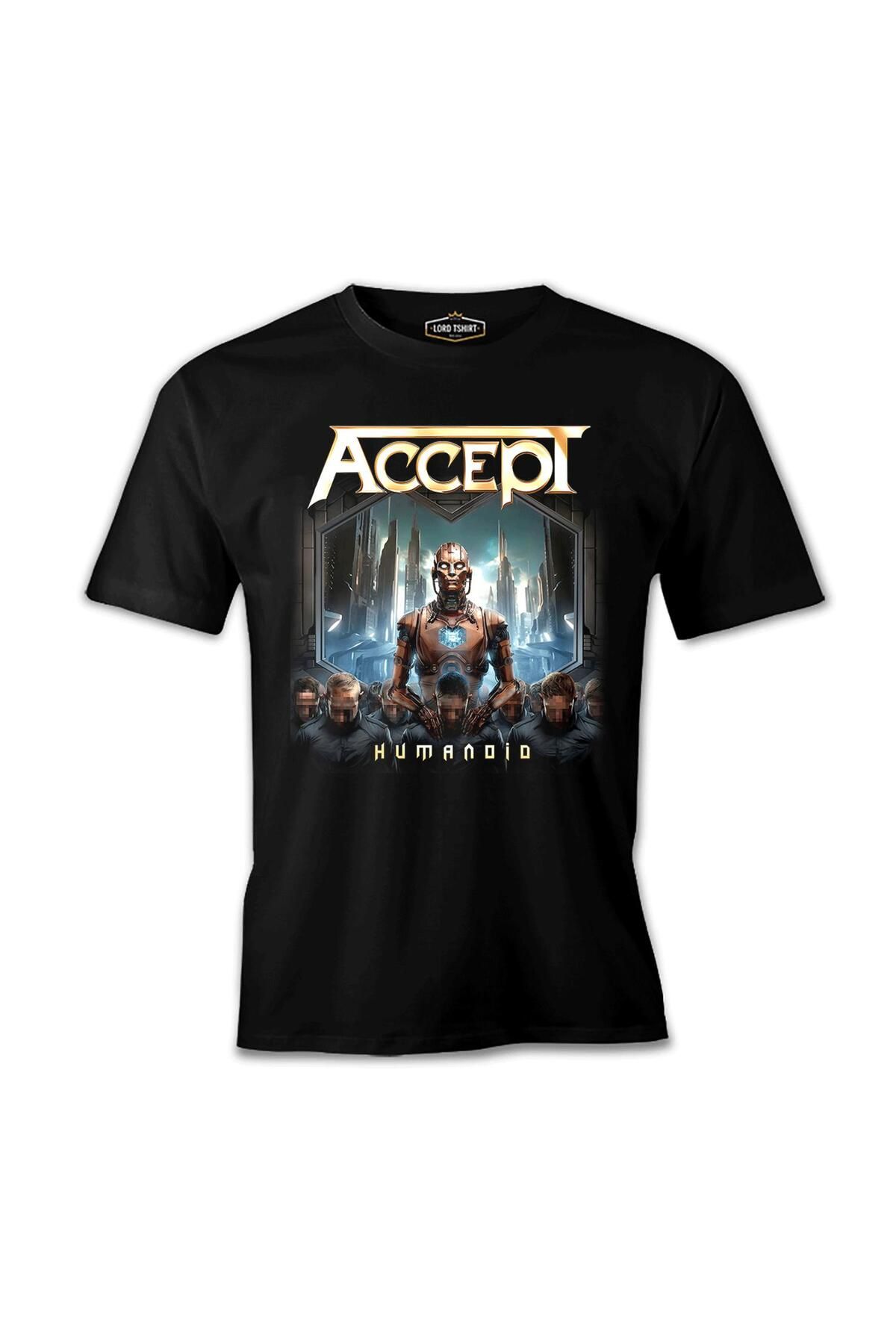 Lord T-Shirt Accept - Humanoid Albüm Siyah Erkek Tshirt
