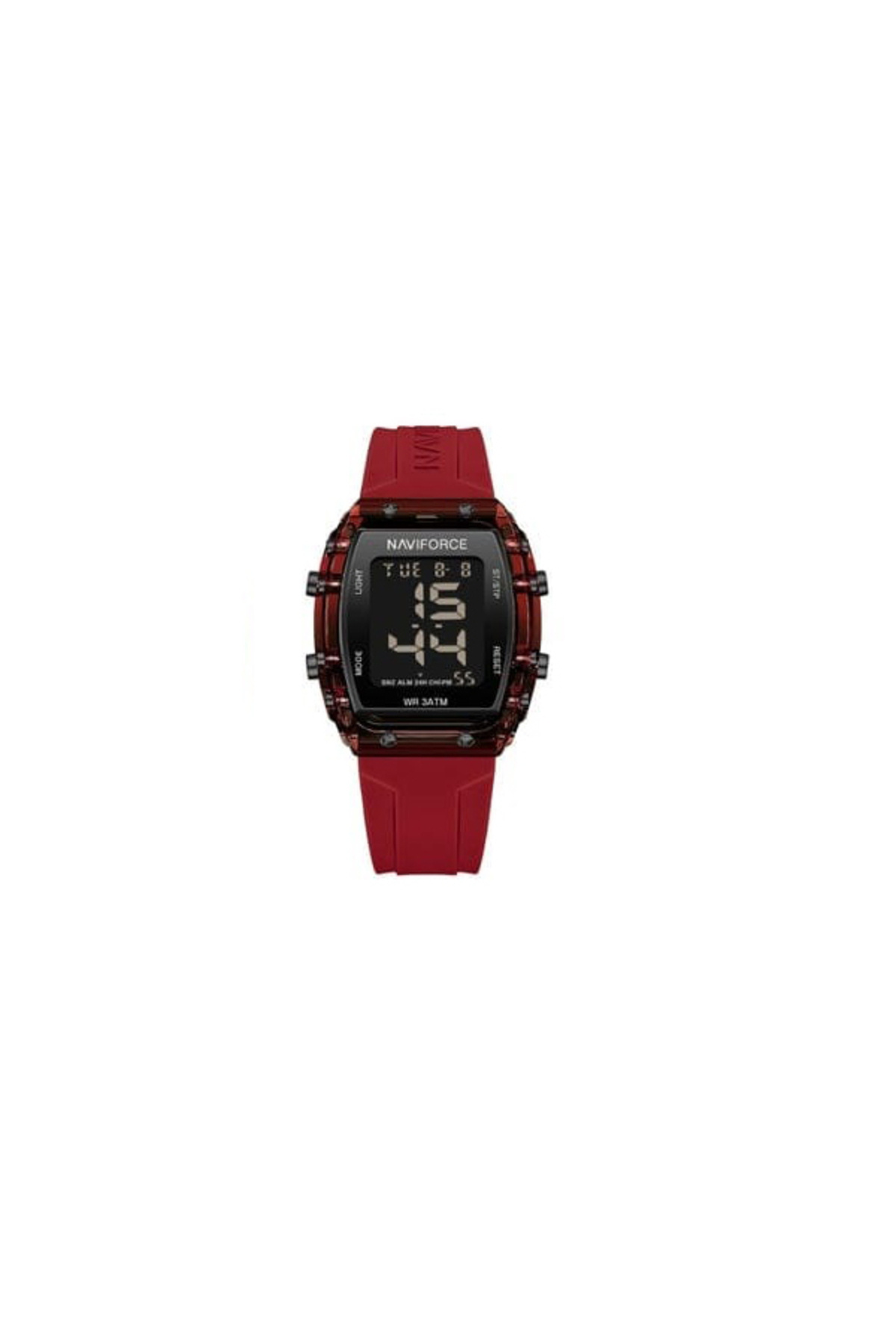 Naviforce-NAVIFORCE Women's Digital LCD Watches Elegant Ladies Watch 50M Water Resistant Silicone Strap 3