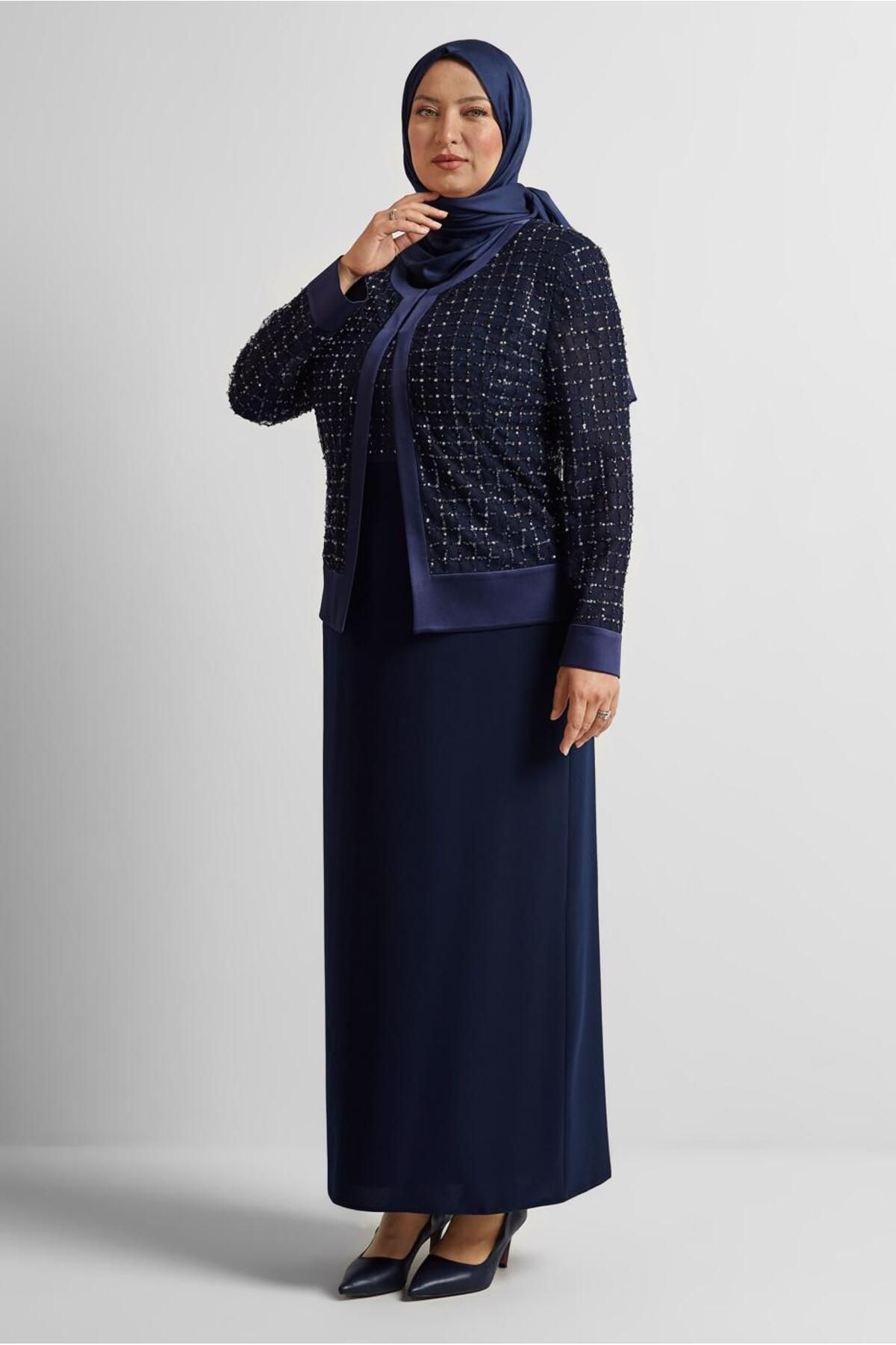 Alvina TAŞLI ELBİSELİ TAKIM 30530