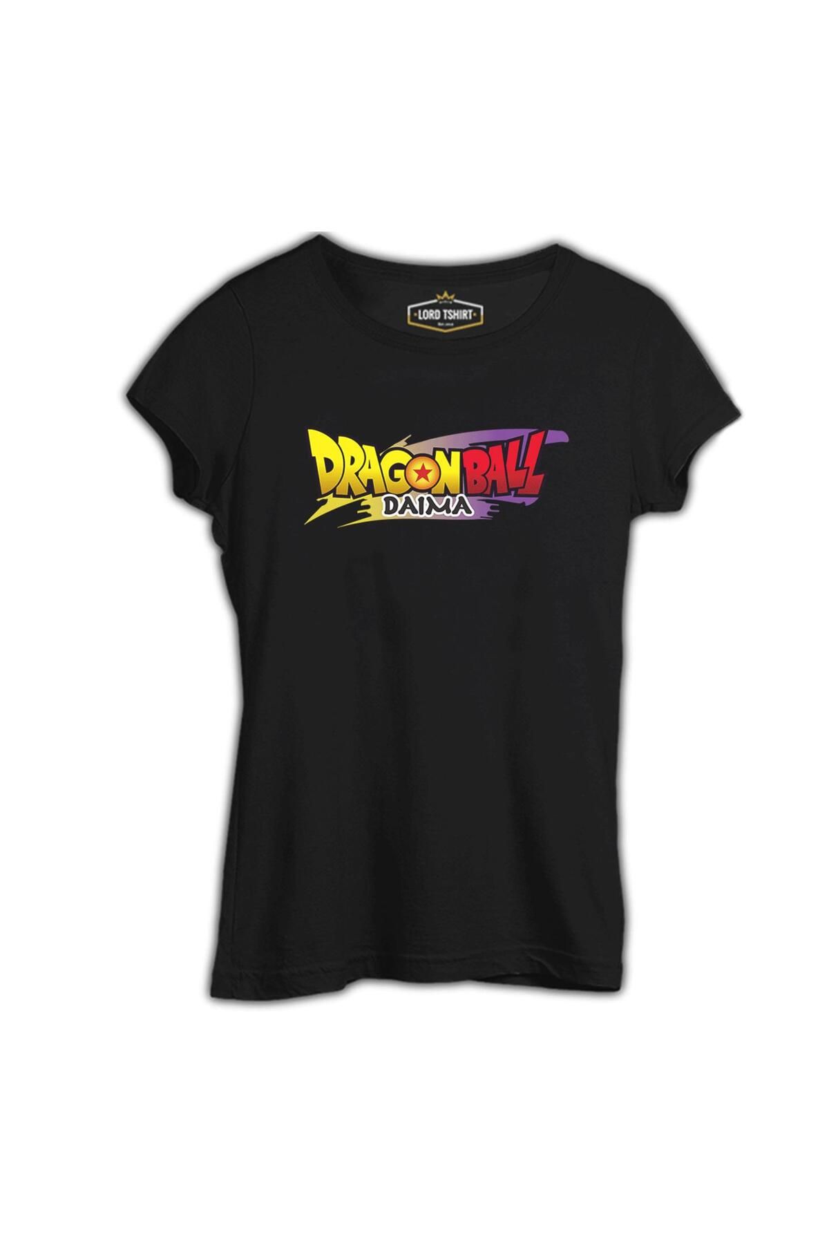 Lord T-Shirt Dragon Ball Daima Logo Siyah Tshirt