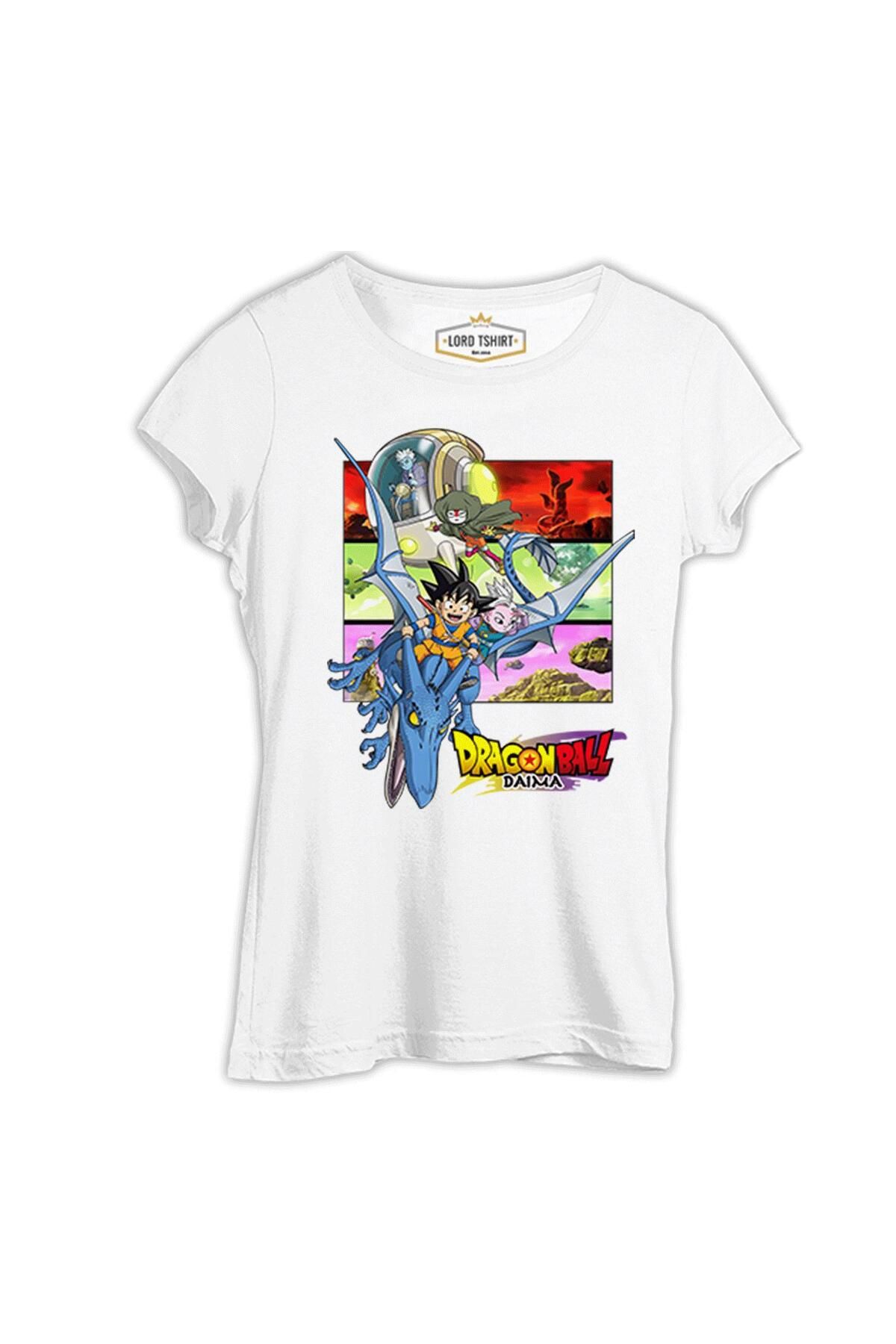 Lord T-Shirt Dragon Ball Daima Ejderha Shen Long Beyaz Tshirt