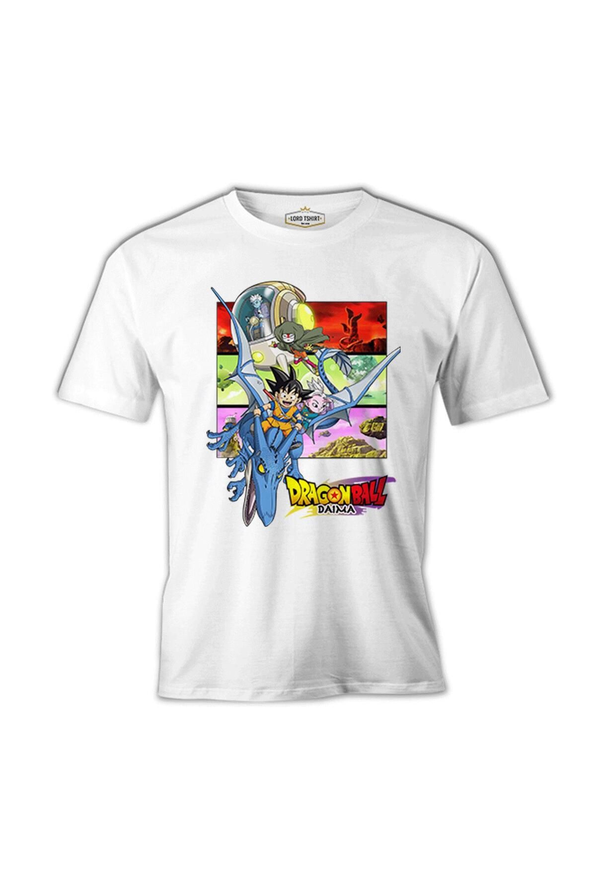 Lord T-Shirt Dragon Ball Daima Ejderha Shen Long Beyaz Erkek Tshirt