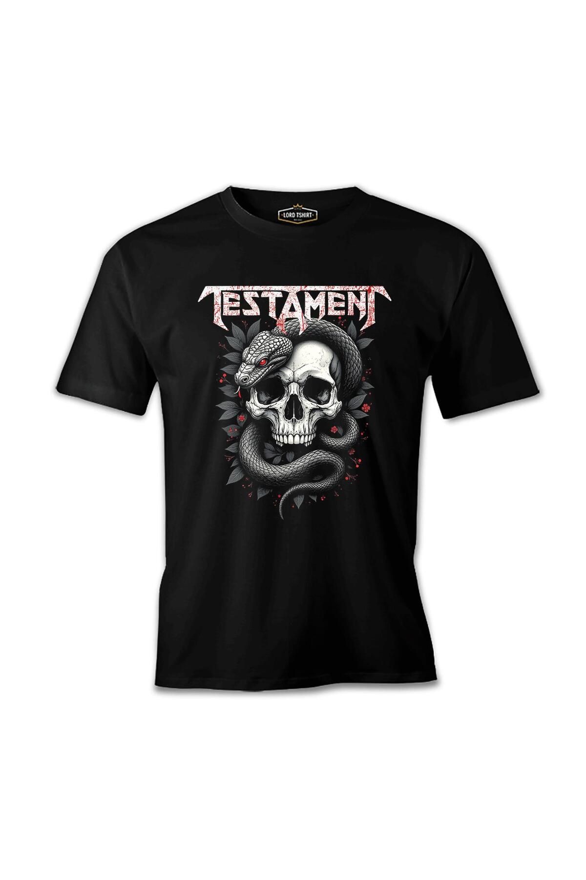 Lord T-Shirt Testament - Yılan Siyah Erkek Tshirt