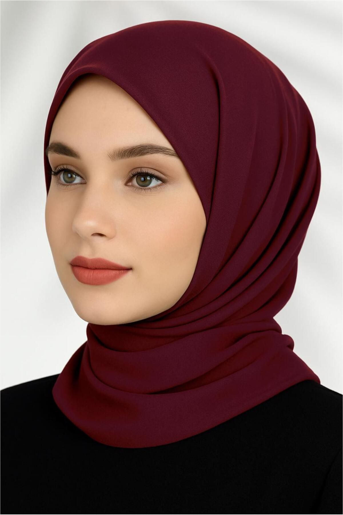 TRENDTESETTÜR KADIN BORDO ŞİFON ŞAL T 0010