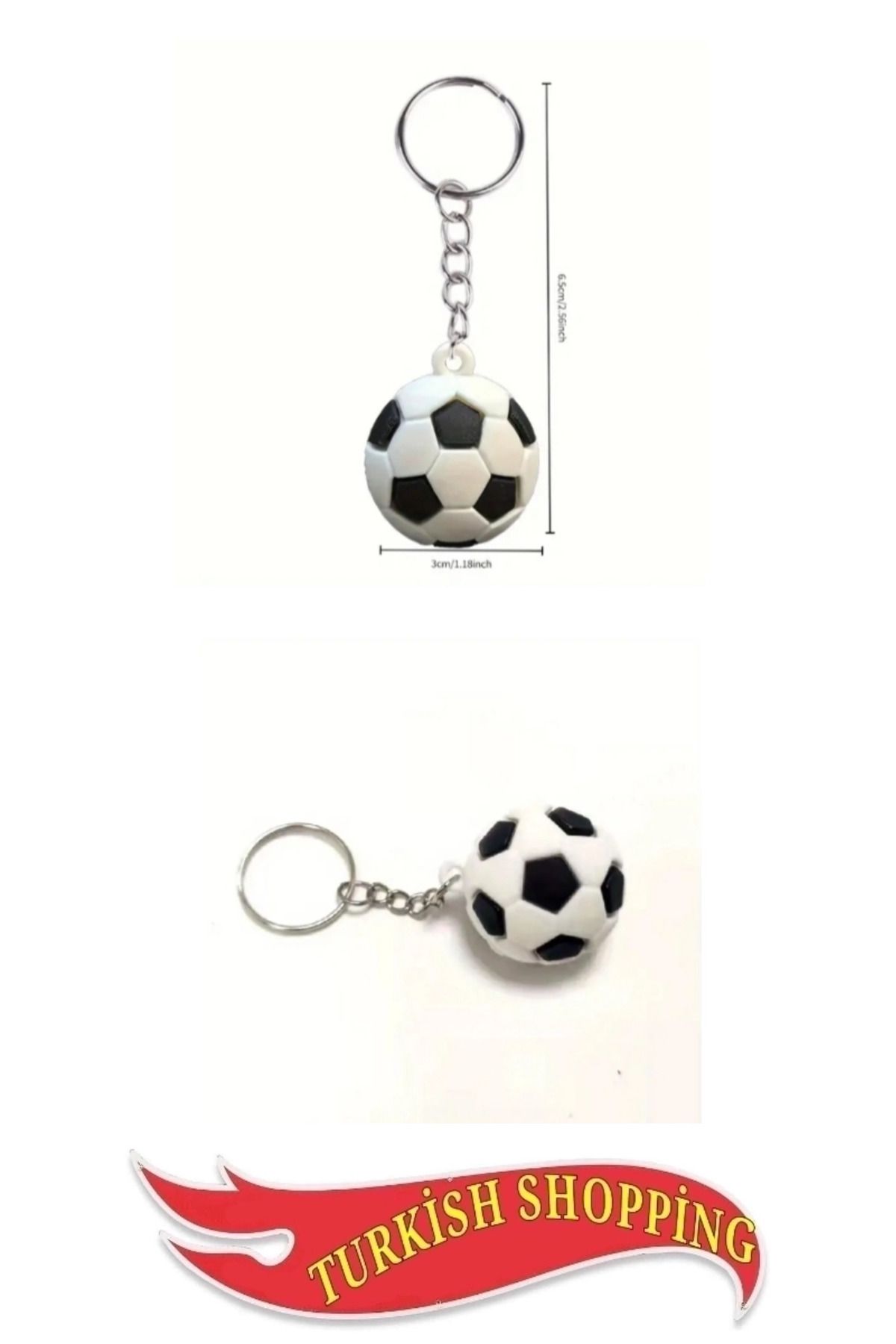 shop Mini Futbol Topu Anahtarlık PVC Alaşımlı