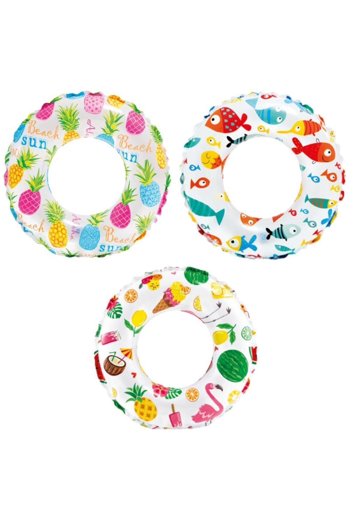 FAYMEM GLOBAL Desenli Lüks Simit 61 Cm