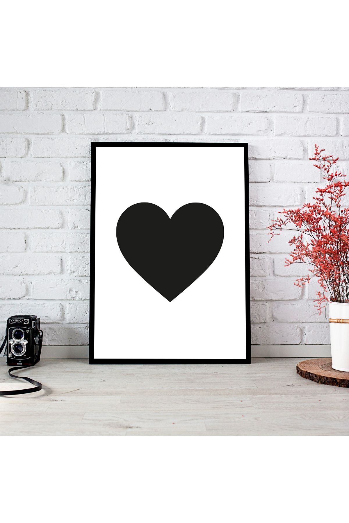 woodsia Çerçeve Görünümlü Çerçevesiz MDF Poster Tablo MDF_TEK1128
