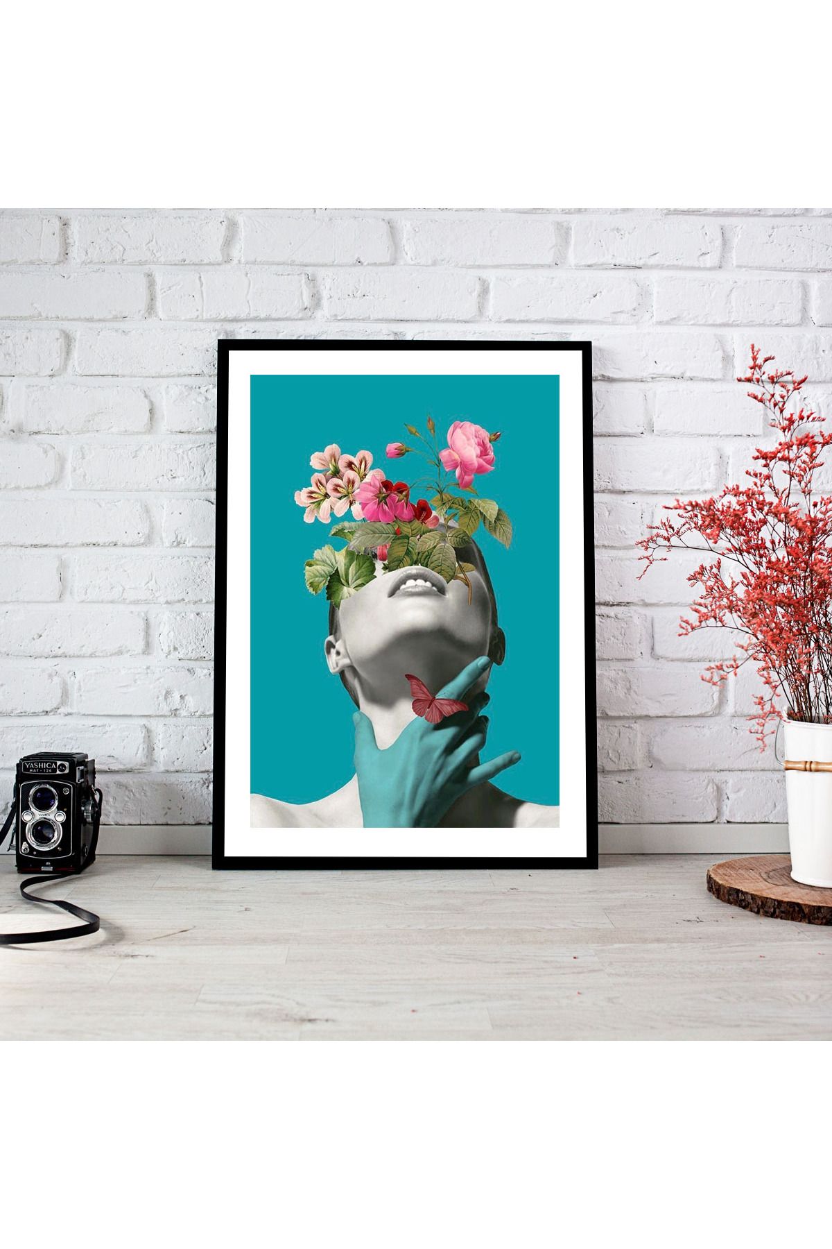 woodsia Çerçeve Görünümlü Çerçevesiz MDF Poster Tablo MDF_TEK1135