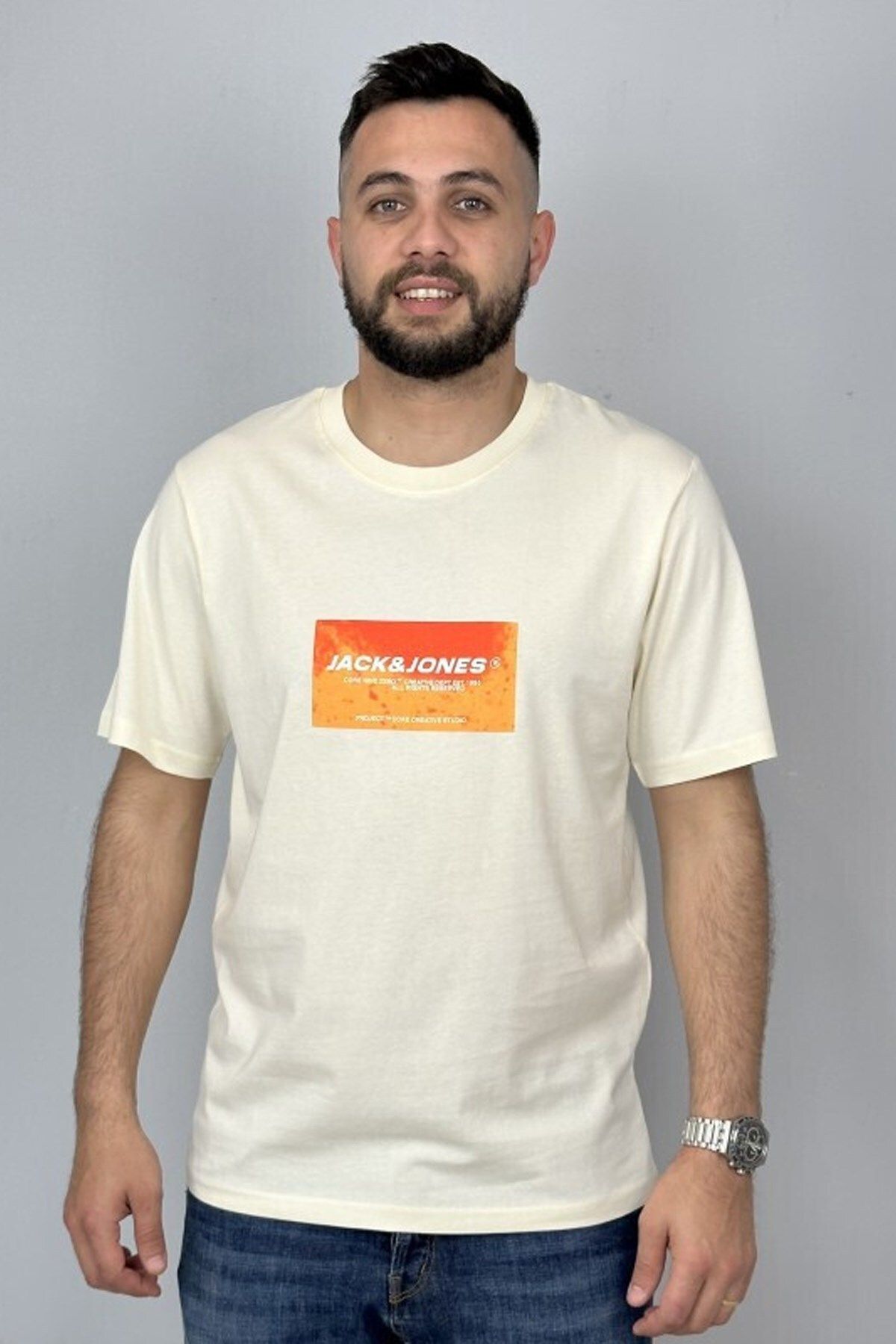 Jack & Jones Jcorecharge Front Erkek Tişört 12276411