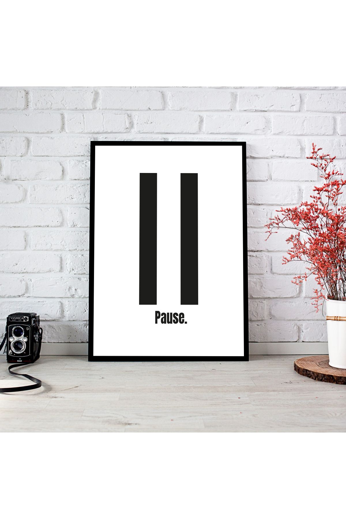 woodsia Çerçeve Görünümlü Çerçevesiz MDF Poster Tablo MDF_TEK1143