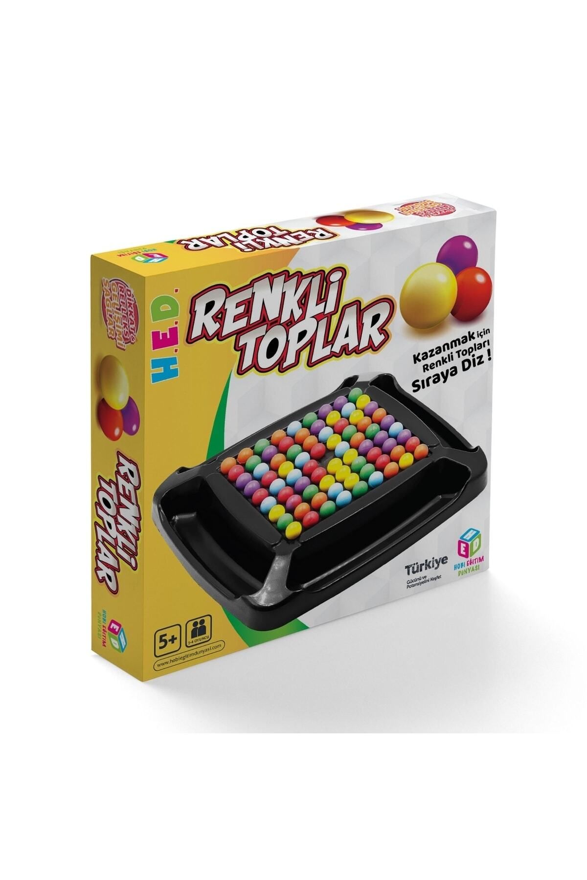 BENİMER Renkli Toplar H.E.D Oyunu - ZEKA OYUNU - ÇOCUK OYUNU - AKIL OYUNU - STRATEJİ OYUNU