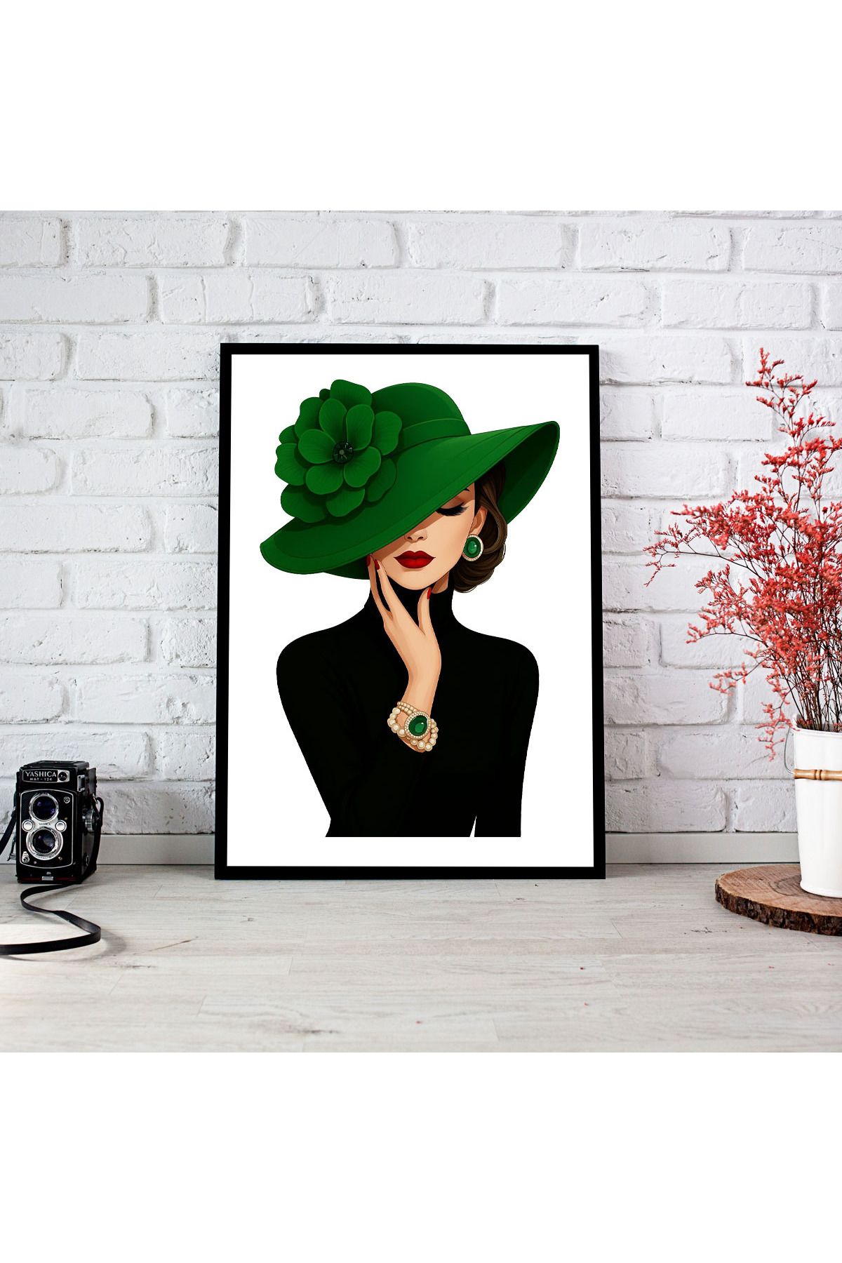 woodsia Çerçeve Görünümlü Çerçevesiz MDF Poster Tablo MDF_TEK1131