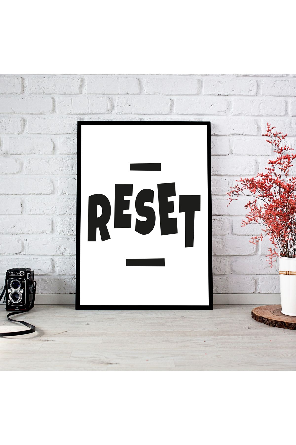 woodsia Çerçeve Görünümlü Çerçevesiz MDF Poster Tablo MDF_TEK1152