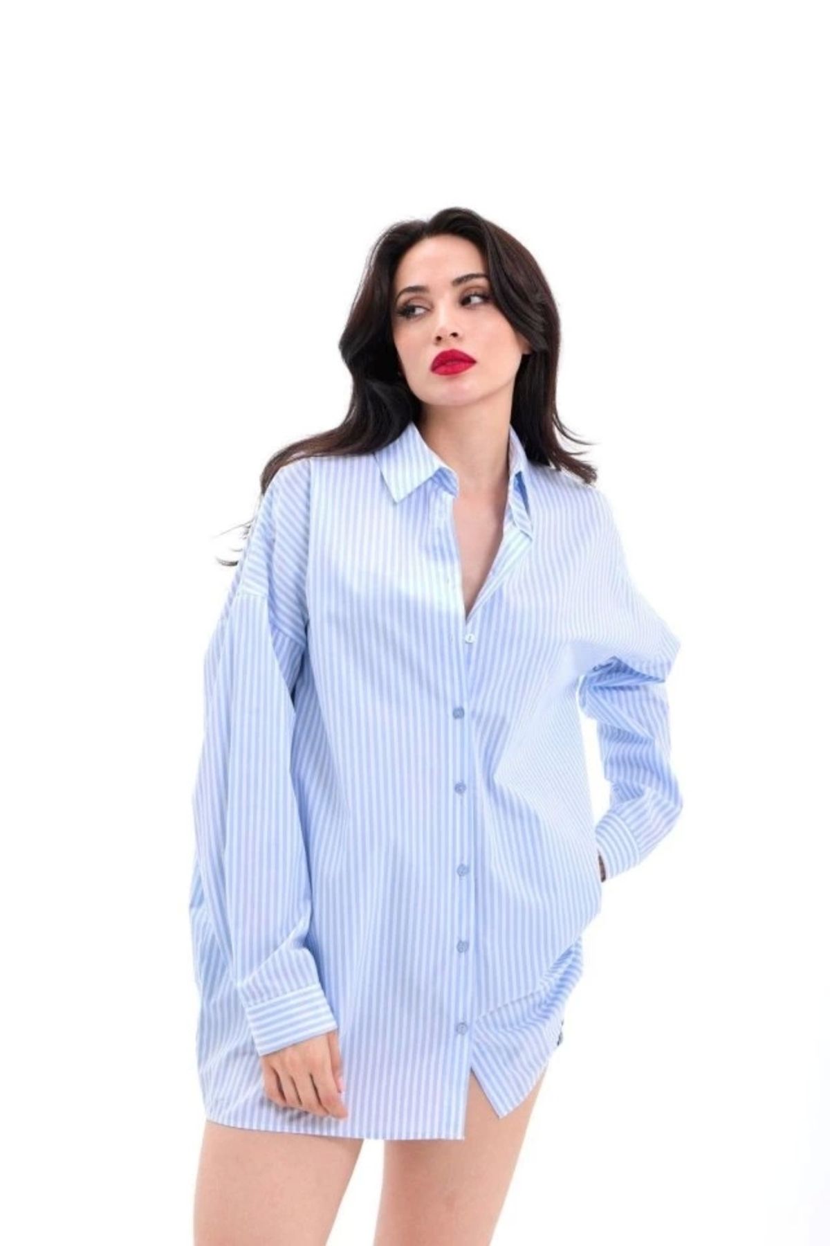 Butik 7448 GÖMLEK-GENOA ÇİZGİLİ