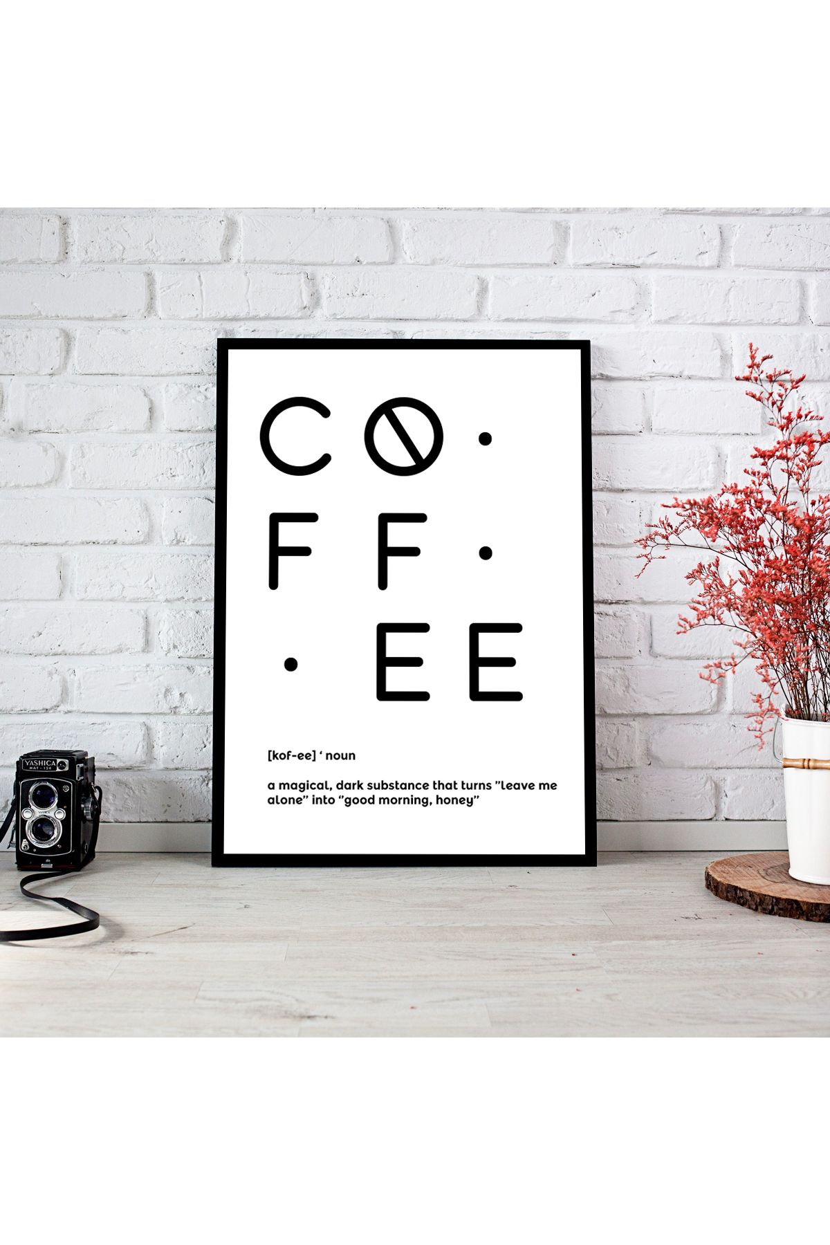 woodsia Çerçeve Görünümlü Çerçevesiz MDF Poster Tablo MDF_TEK1123
