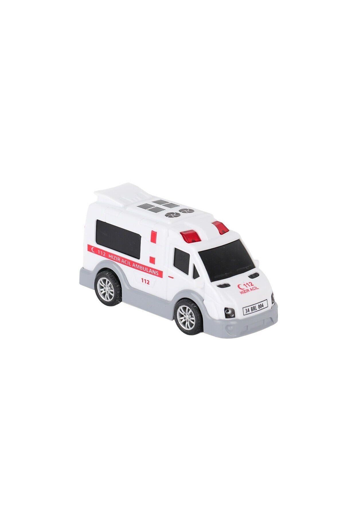 Easy Tedarik URT004-01 Şehrin Kırılmazları Sürtmeli Ambulans -Birliktoys