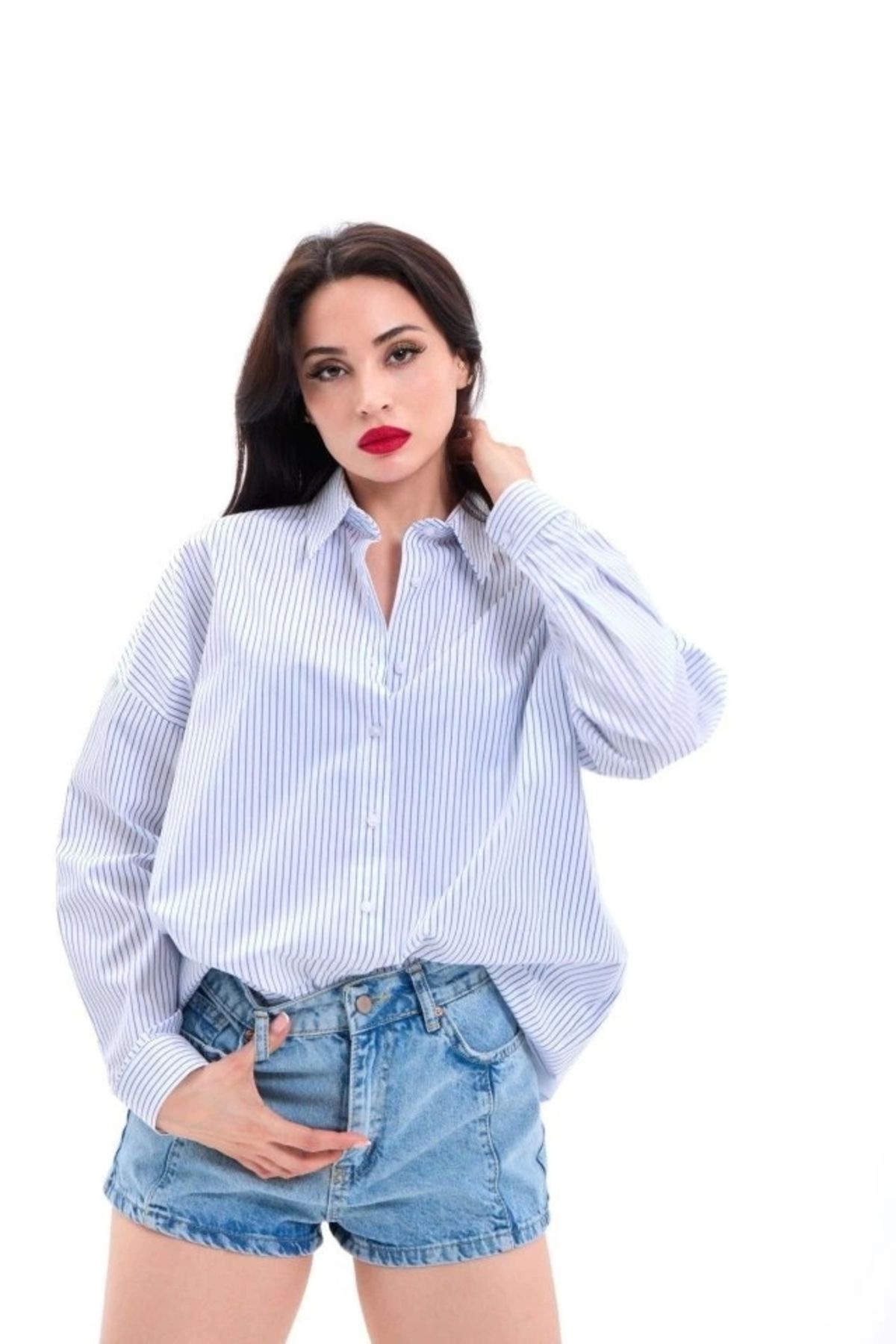 Butik 7448 GÖMLEK-TORINO ÇİZGİLİ