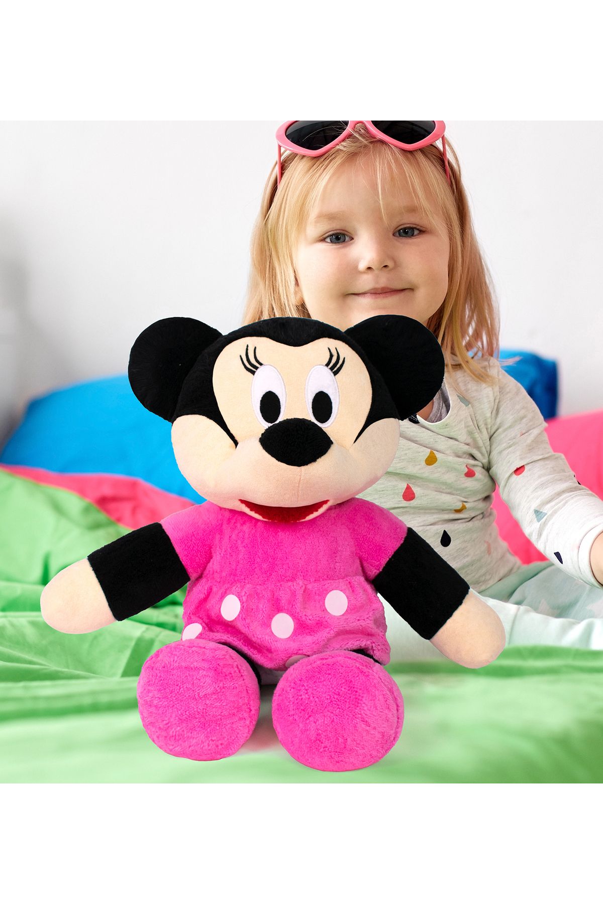 Özgüner Oyuncak Sevimli Minnie Mouse Peluş Oyuncak – 45 cm Kaliteli Tasarım