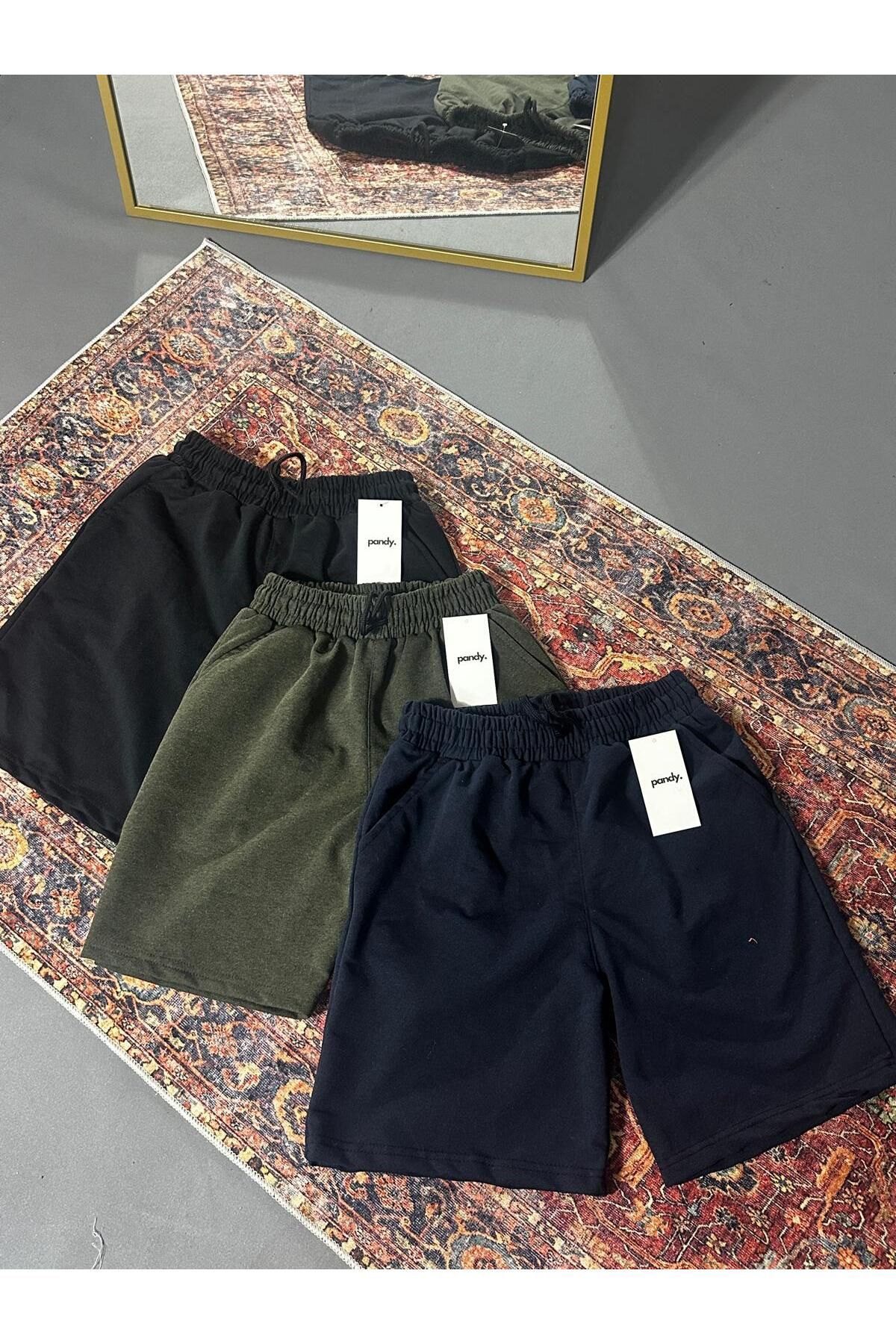 Unisex 3 Lü Şort