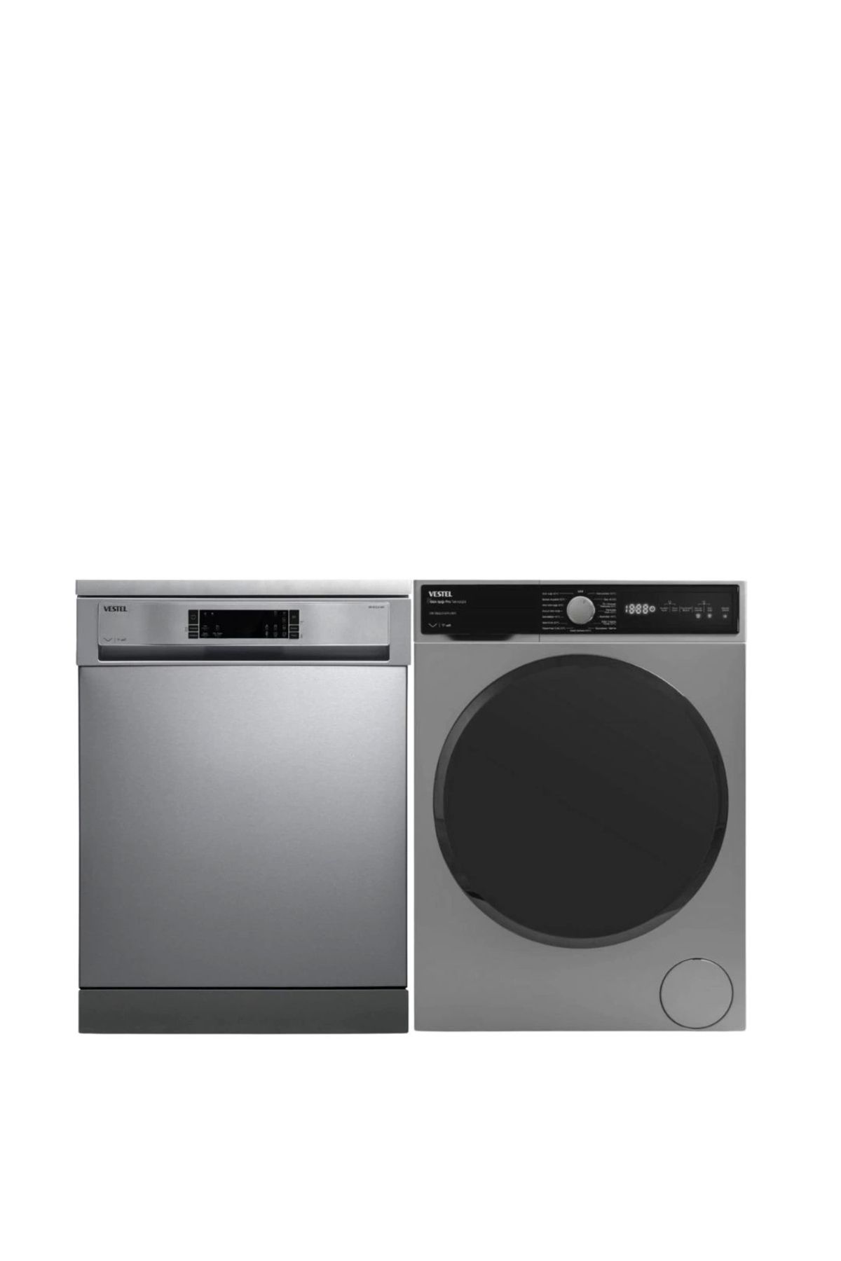 Vestel 2'li Inoks Beyaz Eşya Seti (CMI 108242 G Çamaşır + BM 4212 X Bulaşık)