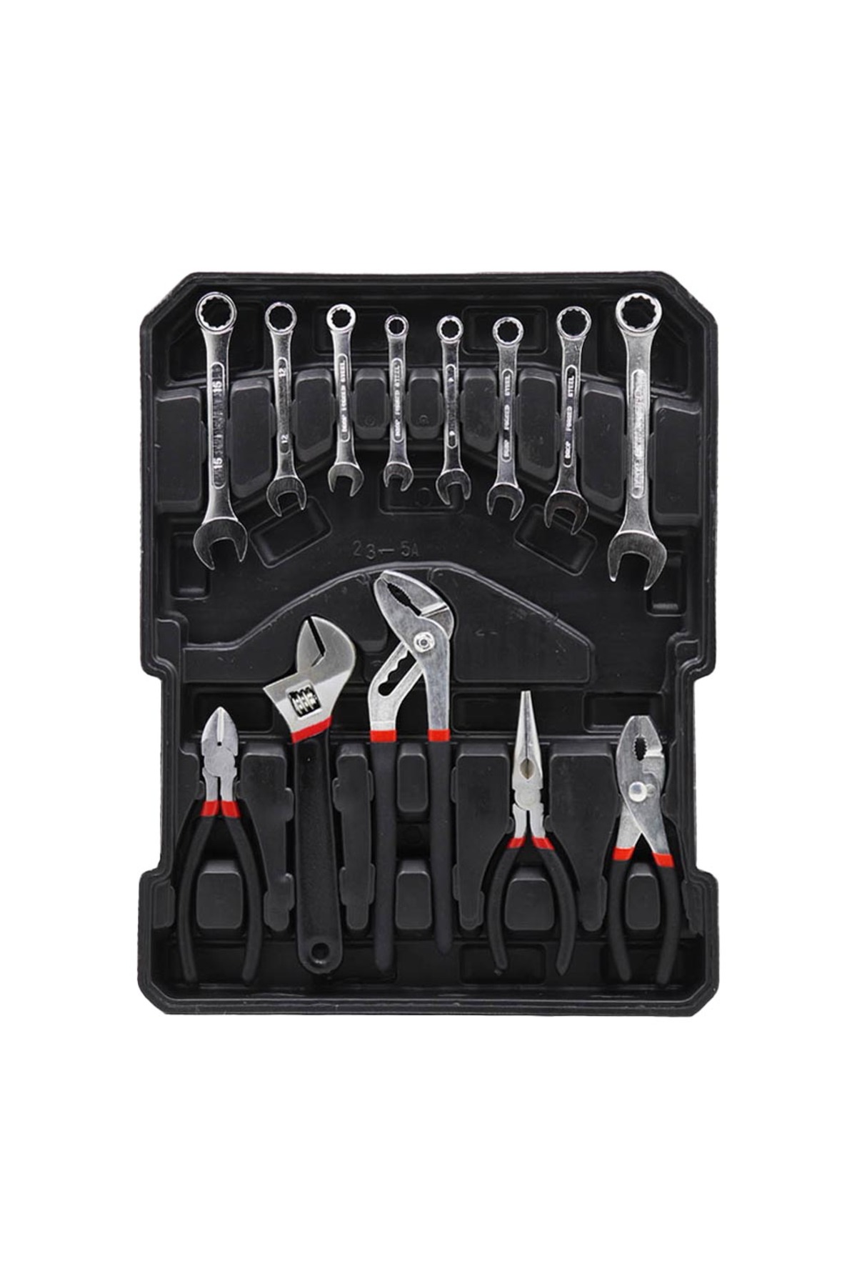 حقيبة الأدوات وصندوق الأدوات 187 قطعة حقيبة مزودة بعجلات لسهولة التنقل