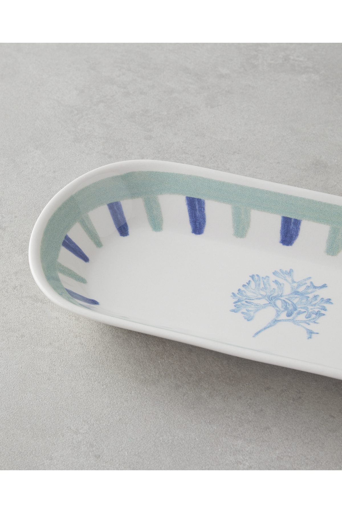 English Home Mariscopia Seramik Kayık Tabak 25 cm Mavi-yeşil - Fiyatı,  Yorumları