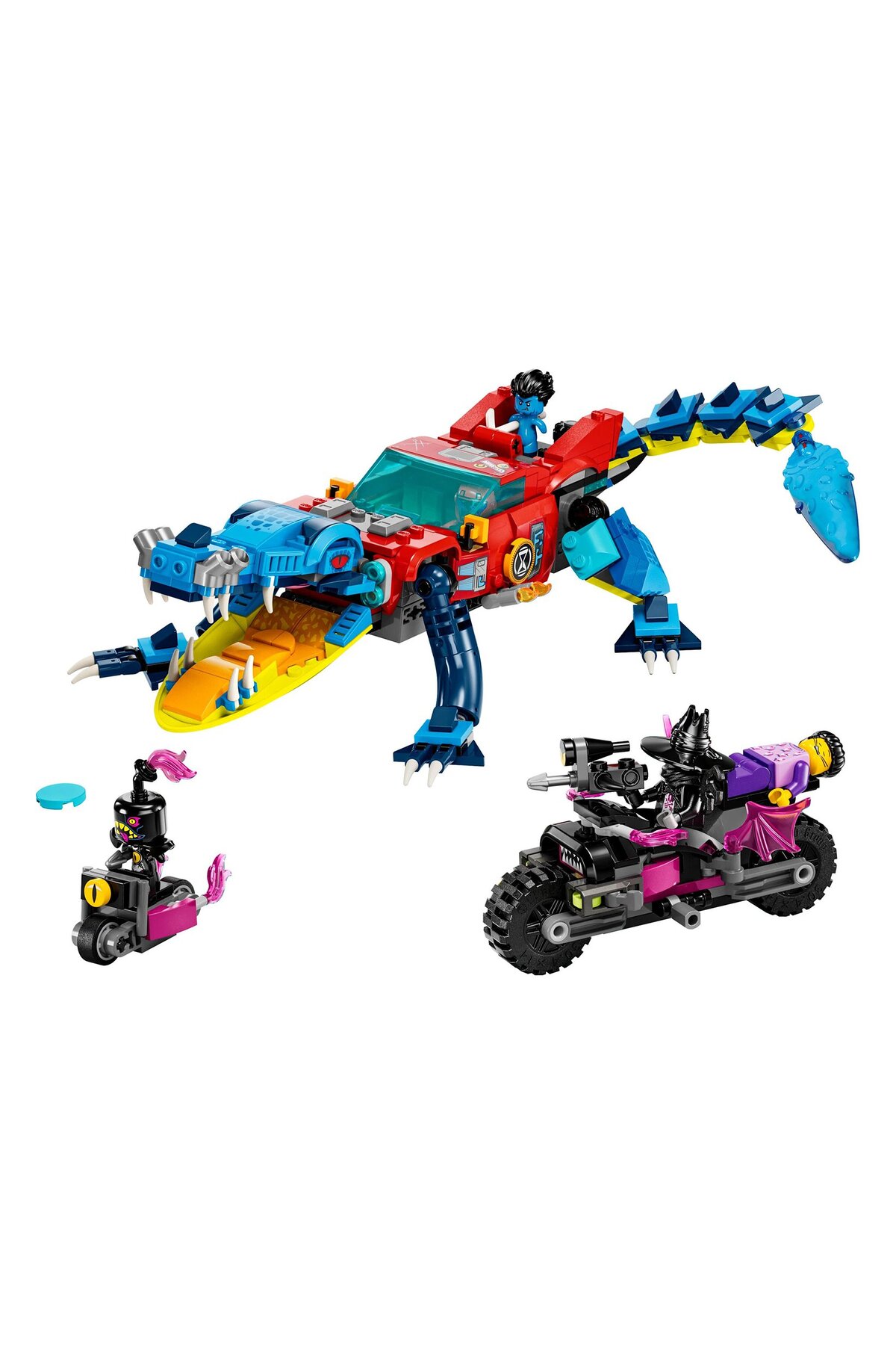 اسباب‌بازی ماشینی کروکودیل Dreamzzz، ۲ در ۱، مجموعه ساختنی ۷۱۴۵۸، ۴۹۴ تکه
