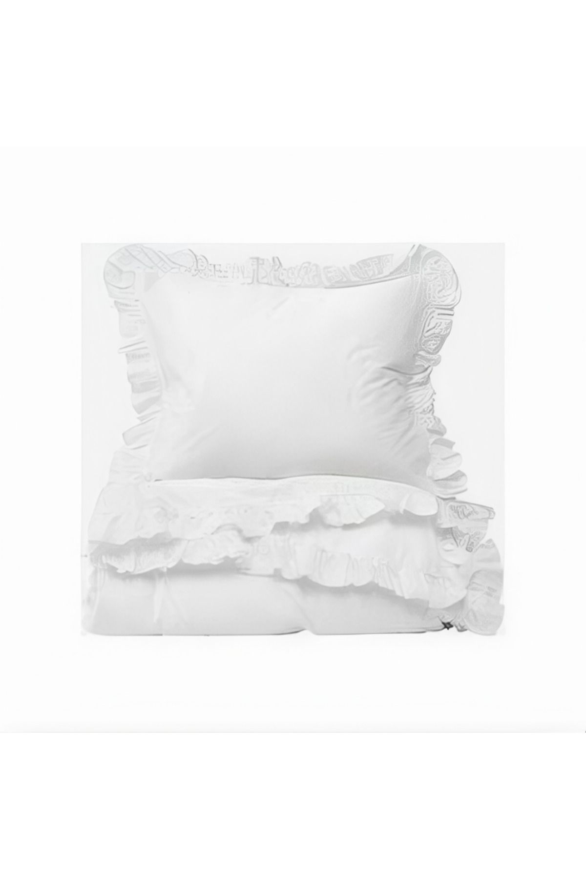 Home Fırfırlı çift kişilik nevresim takımı