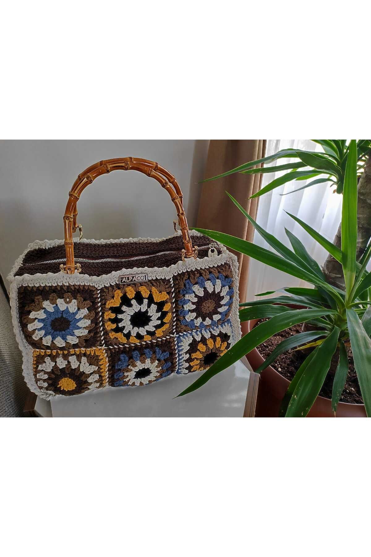 ALPACO Çok Renkli Çanta Hand Made