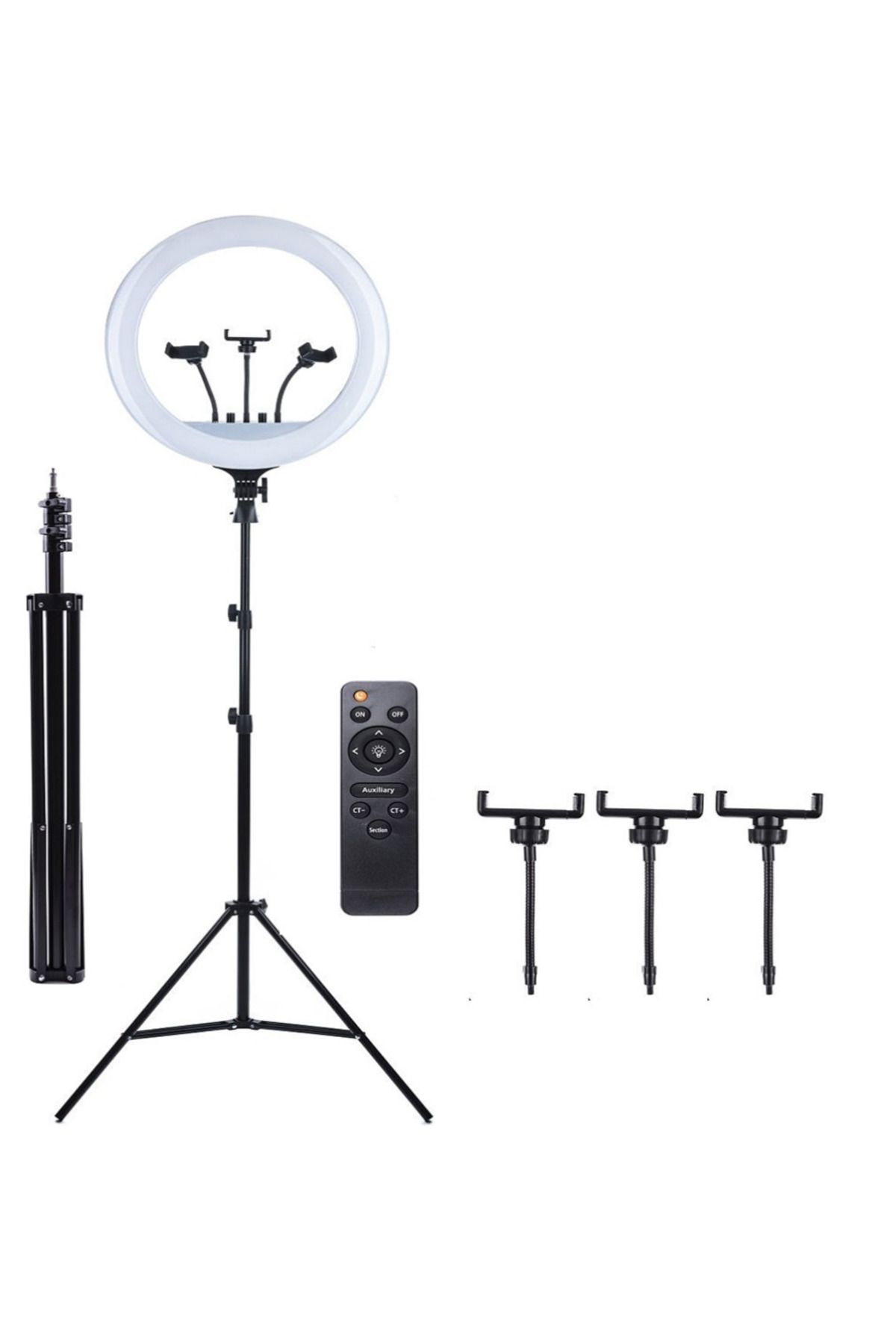 Dymax Profesyonel 18İnç Ring Light Yuvarlak Dövme Tattoo Işığı Büyük Boy Selfie Led Işık Makyaj Işığı