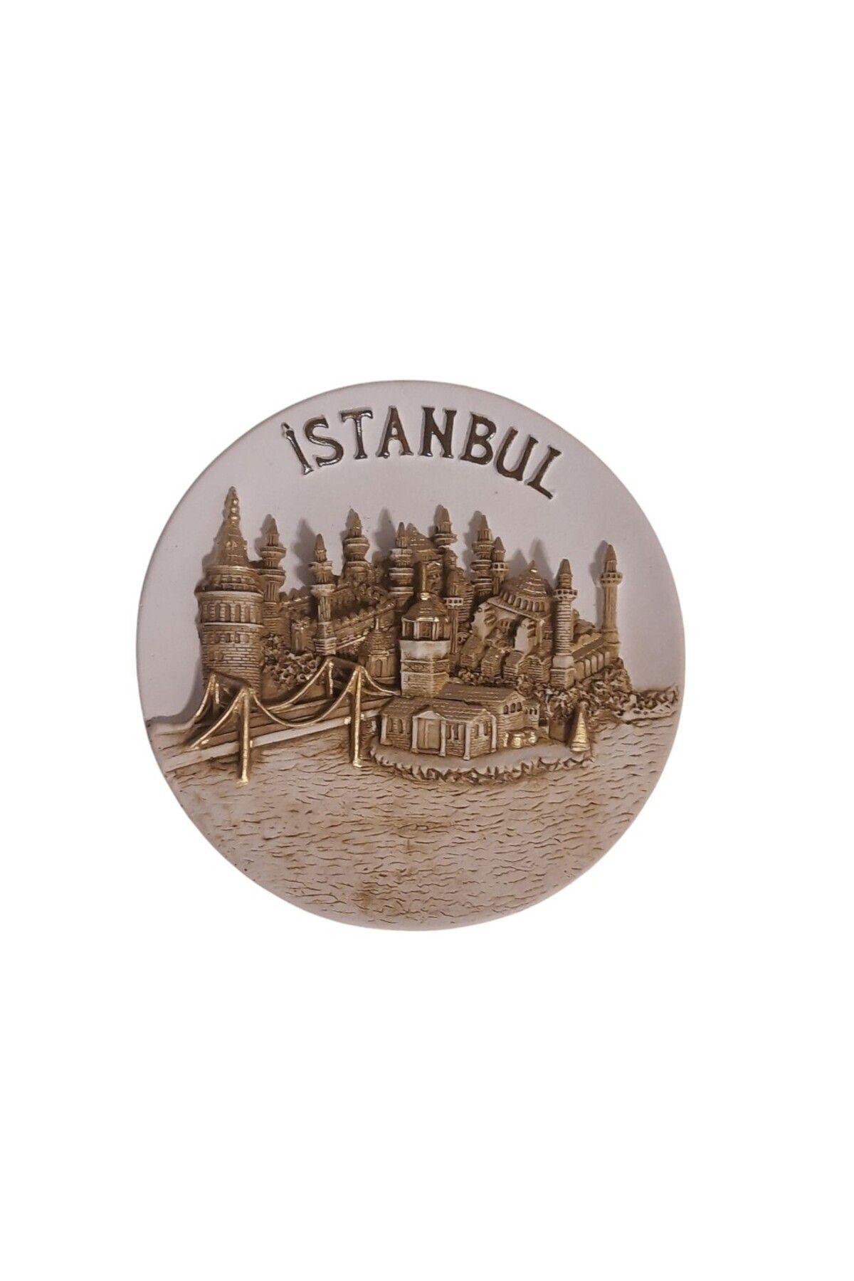 MEVLANA BAZAAR İstanbul Seramik Tabak Duvar Masa Süsü Dekor 18 CM