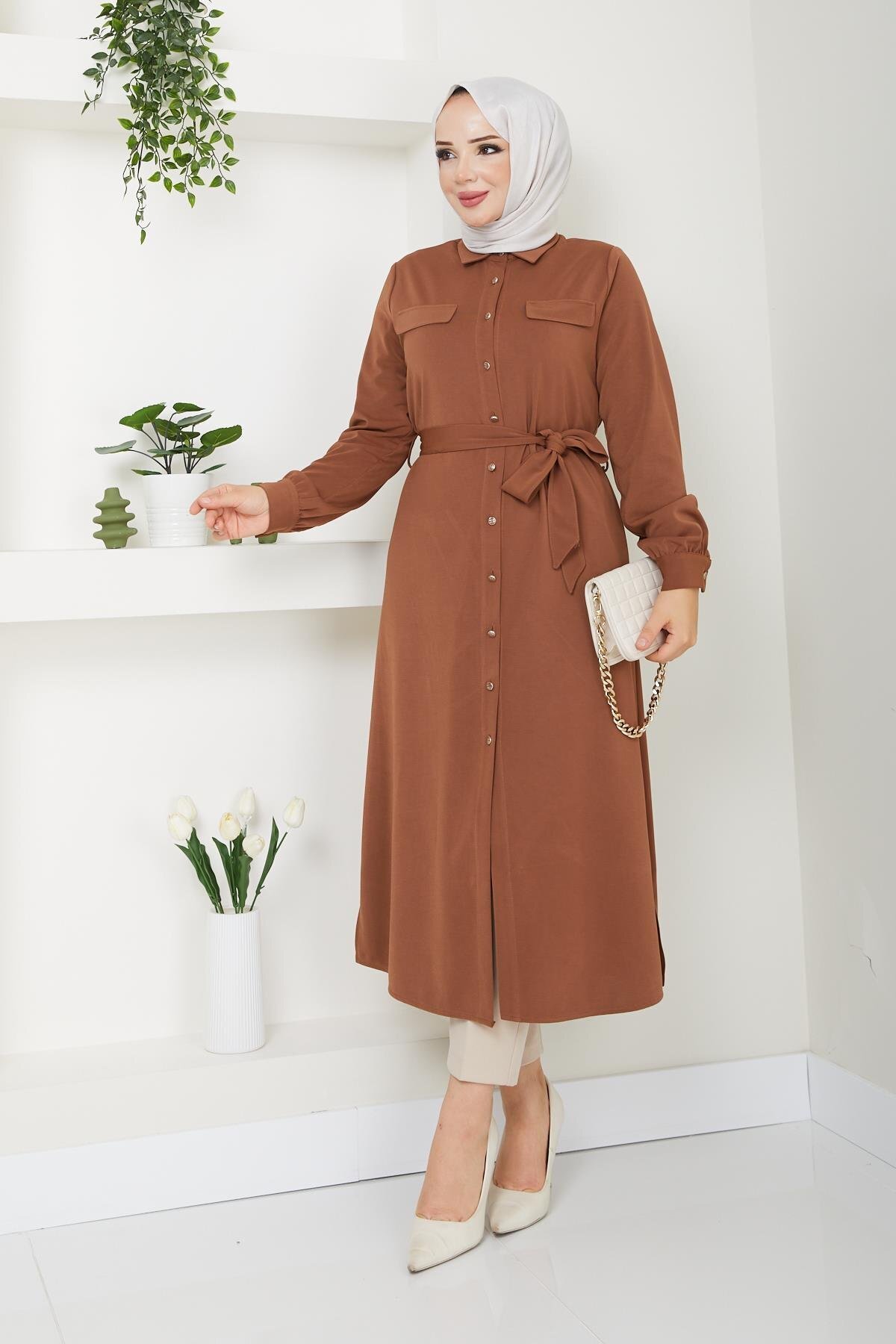 Doque-Seasonal Hijab Tunic - Giyçık Cap, Model 61028 3