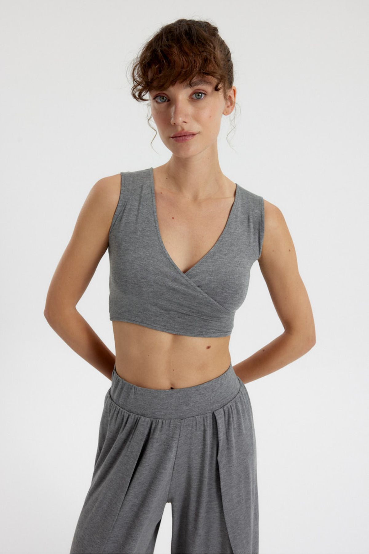 Simple Co. Soft Skin Touch Vera Crop Büstiyer Bağlamalı