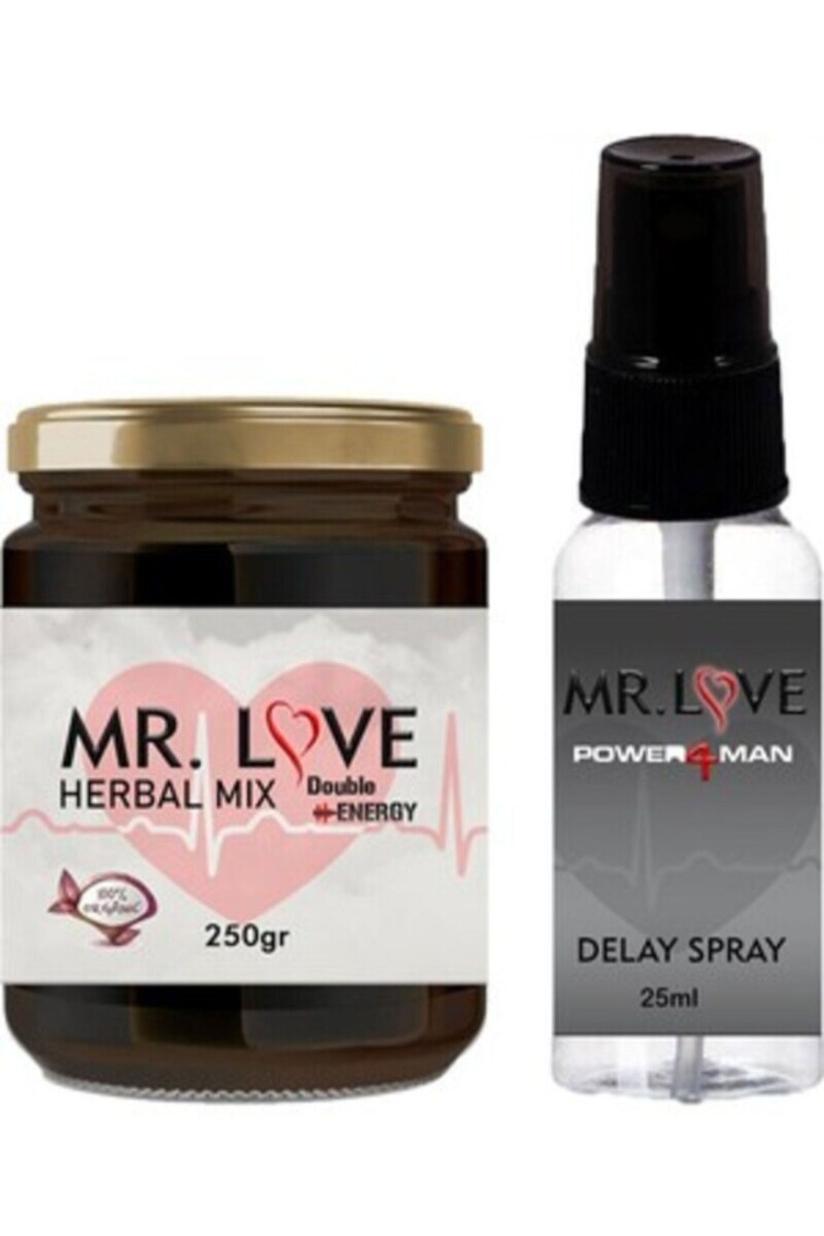 MR LOVE Erkek Macun 250 gr + Mr Love 30 ml Uzun Deneyim Sprey