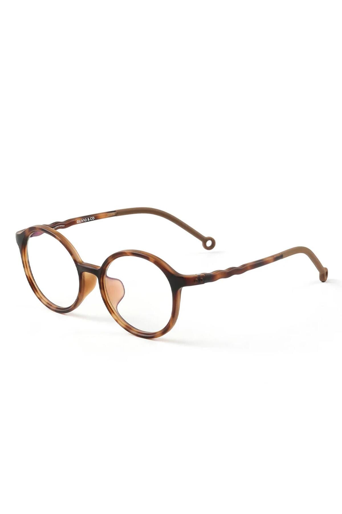OLIVIO CO OLIVIO&CO Oval Ekran Gözlüğü Tortoiseshell Yetişkin