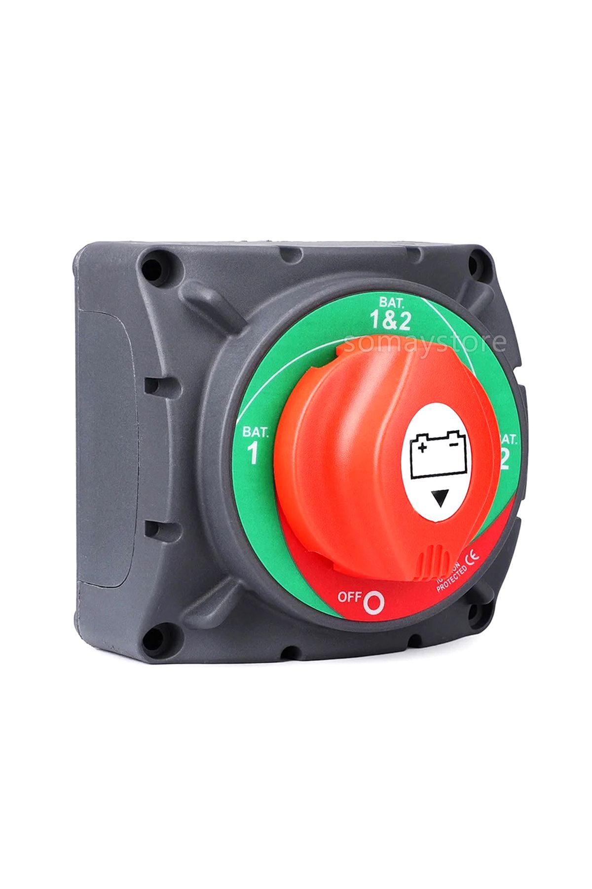 Somay Store Tekne Akü Şalteri 500a 3p 1 2 Çift Devreli 12-24v On-off
