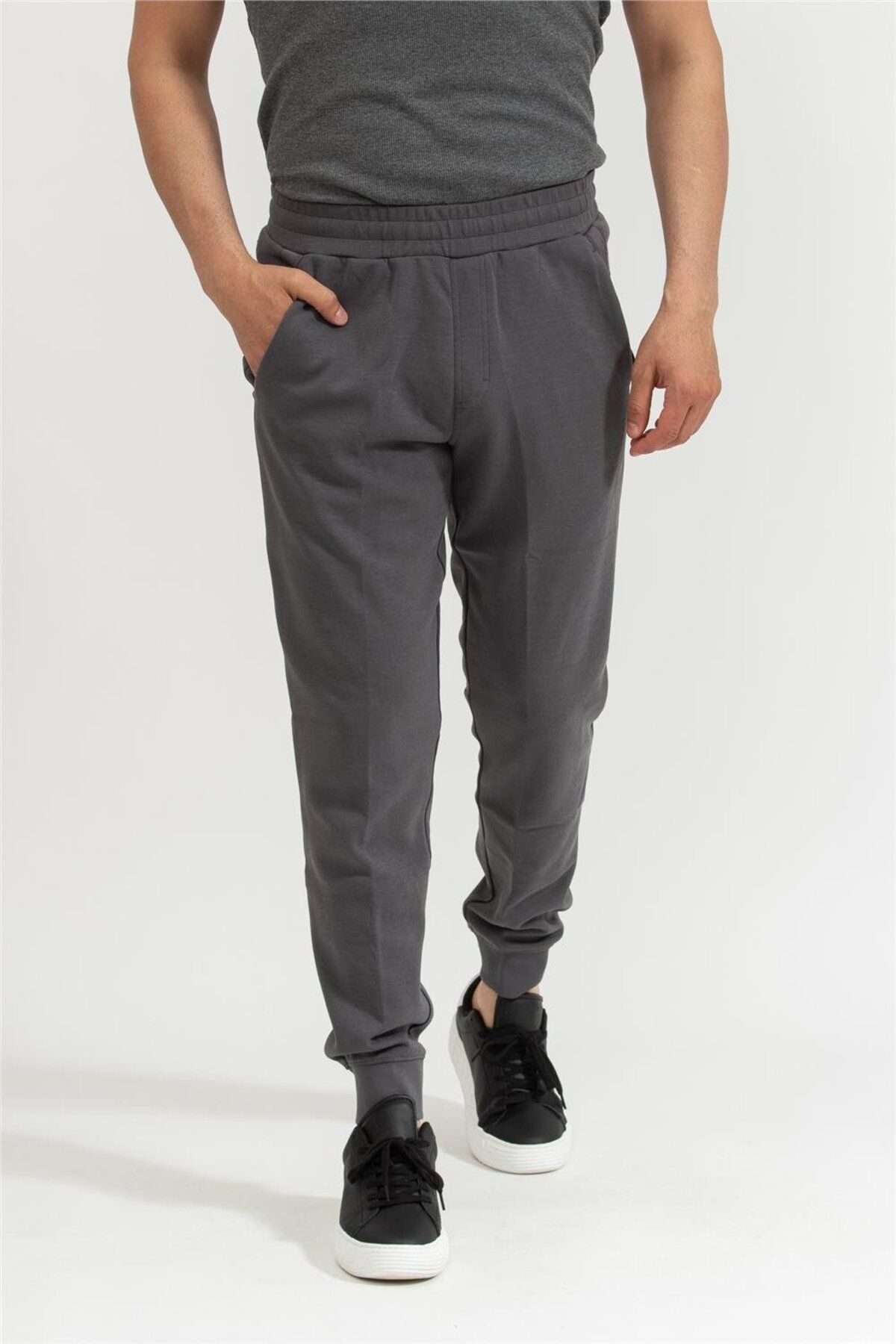 Calvin Klein Tonal Debossed Logo Tape Erkek Eşofman Altı