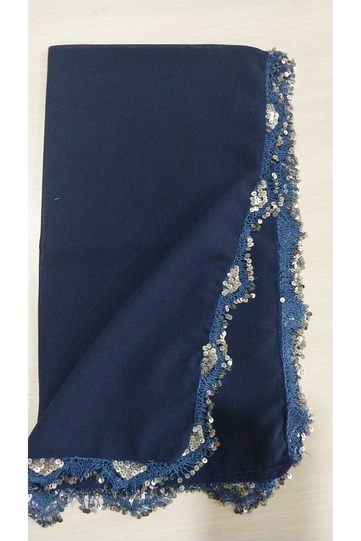 Papatyam El işi Firketeli Pullu Oyalı Yazma/3 Kenarlı Şifon Yazma/Vintage/Çeyizlik Yemeni/80x80/