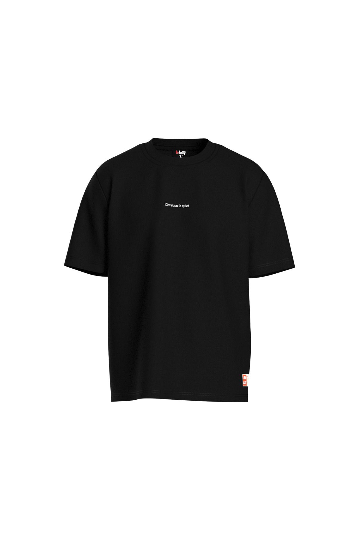 BLAZY ALTIN RENKLİ BALIK BASKILI OVERSİZE T-SHIRT