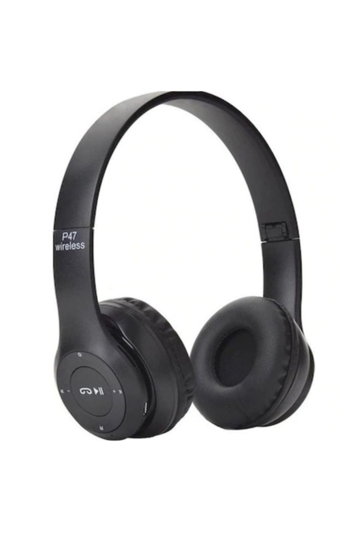 DENİZ P47 Extra Bass Wireless Bluetooth Kulaklık 5.1 Edr Siyah Beyaz Aux Kablosu Yoktur
