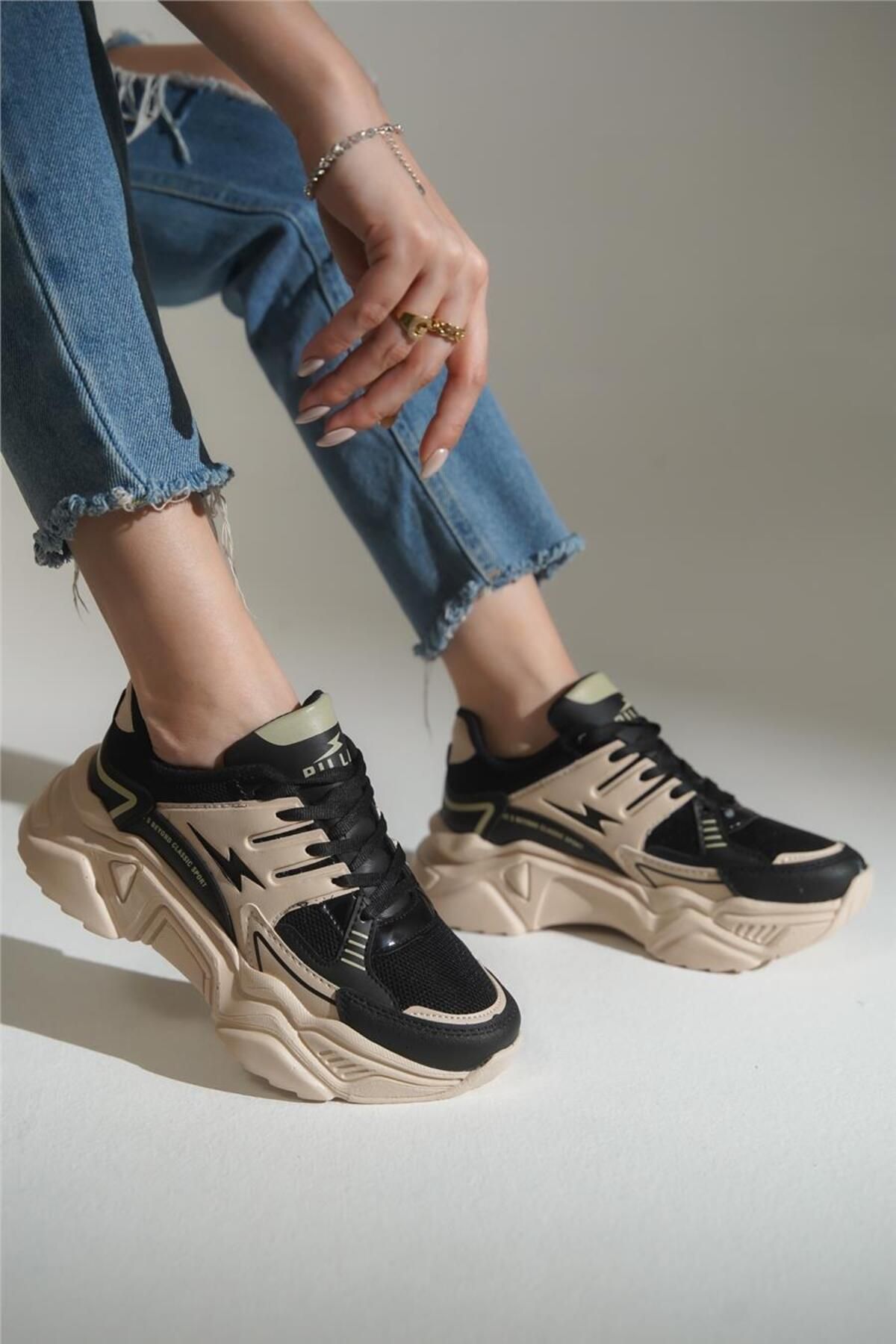 lovitto Bağcıklı Yüksek Taban Sneaker