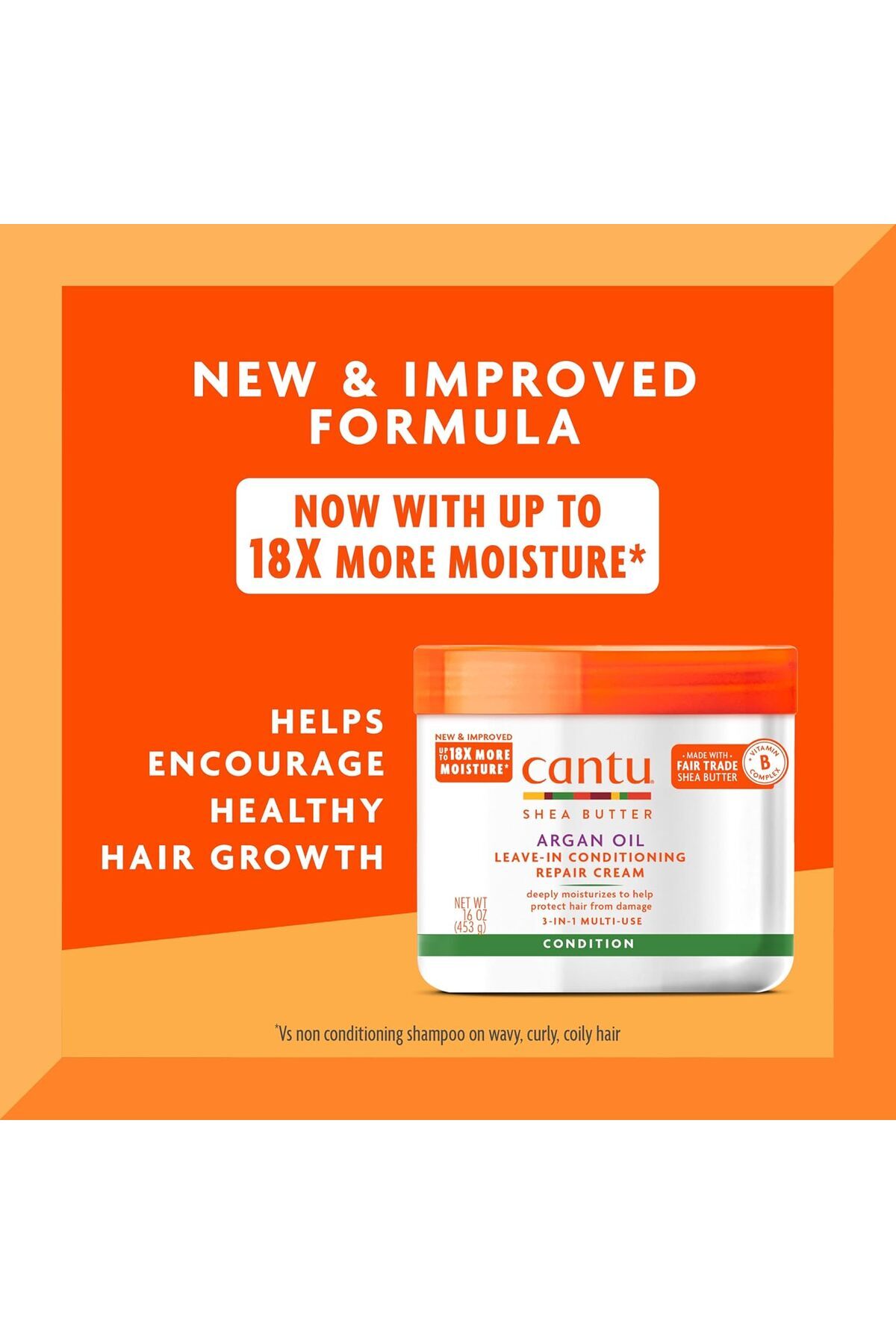 Cantu-Repairing Leave-In Conditioner with Argan Oil, Cantu, 453g 3