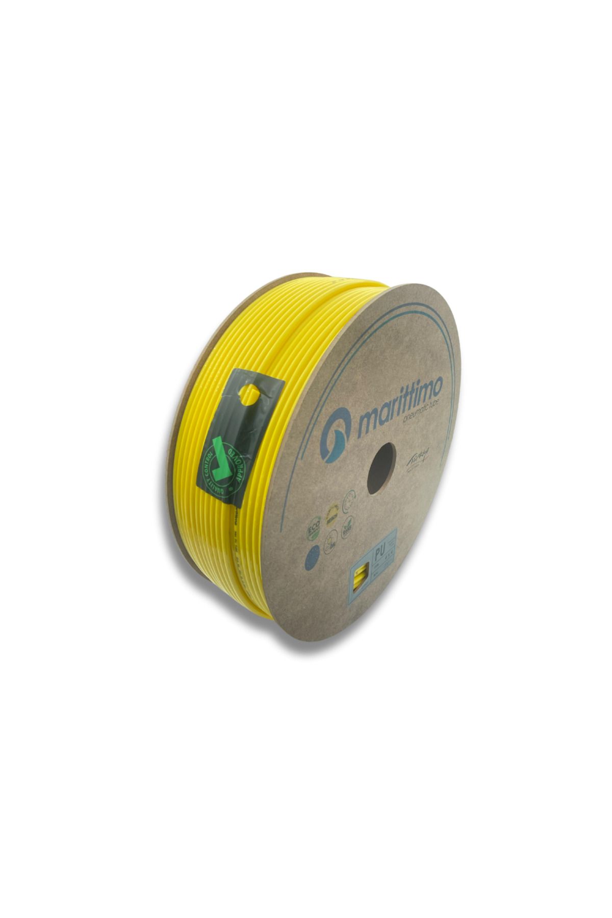 marittimo 8mm Pnömatik Poliüretan Hortum 100m Sarı(MAKARA)